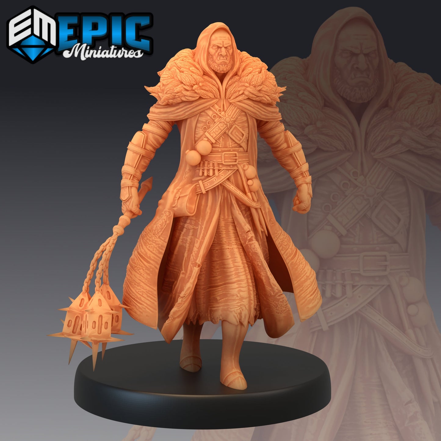 Half Orc Witch Hunter - Epic Miniatures
