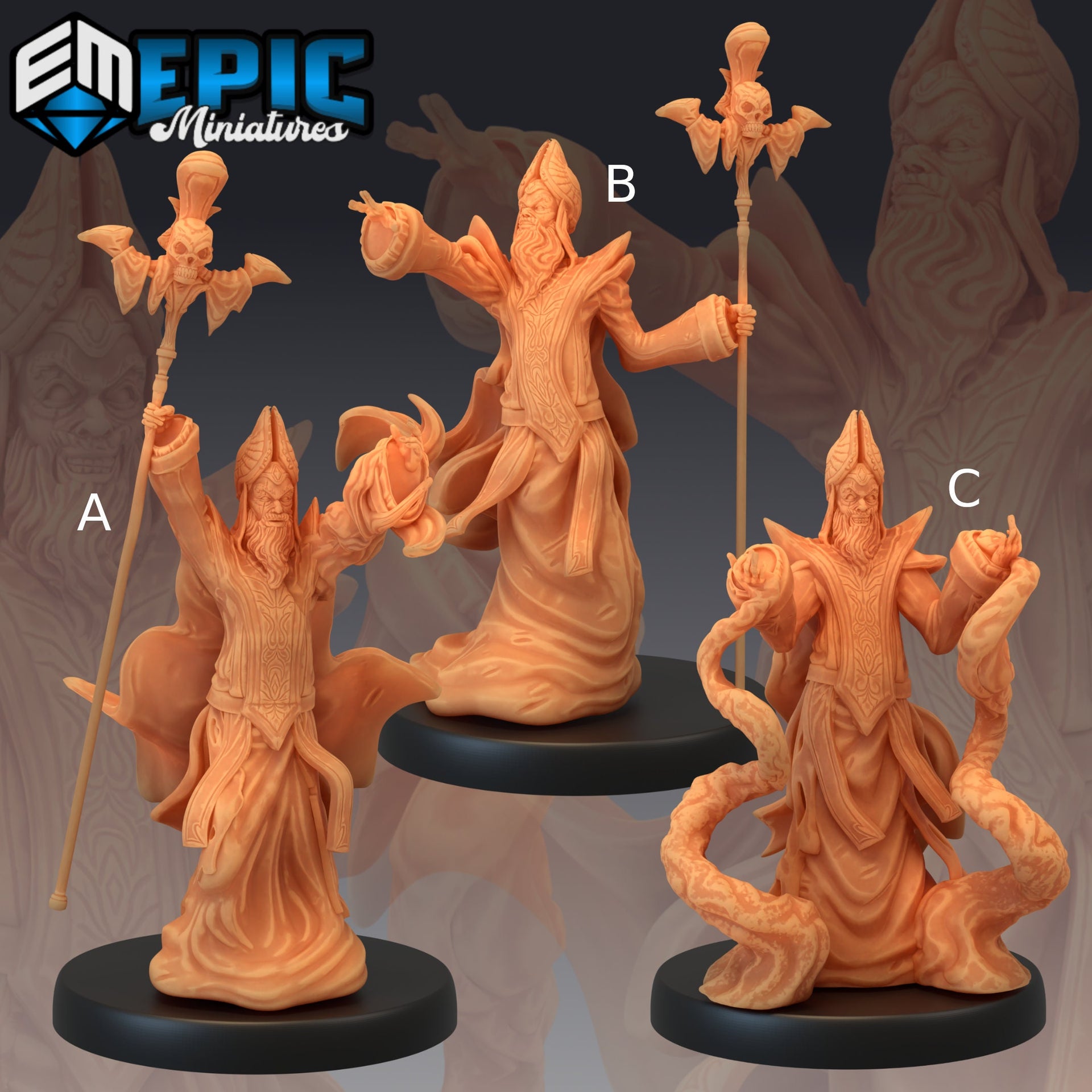 Yellow Bishop - Epic Miniatures