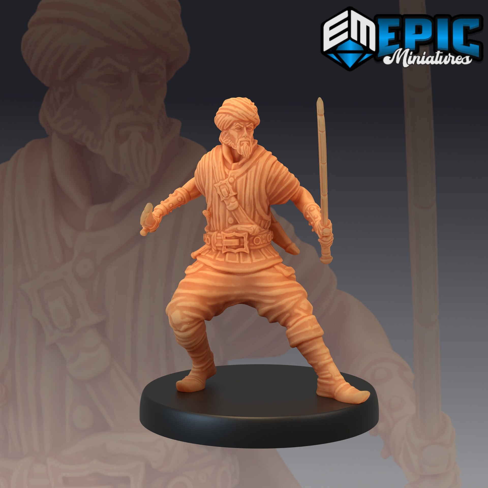 Pirate Cutthroat- Epic Miniatures