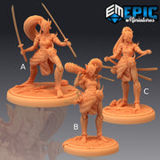 Oni Warrior Female - Epic Miniatures