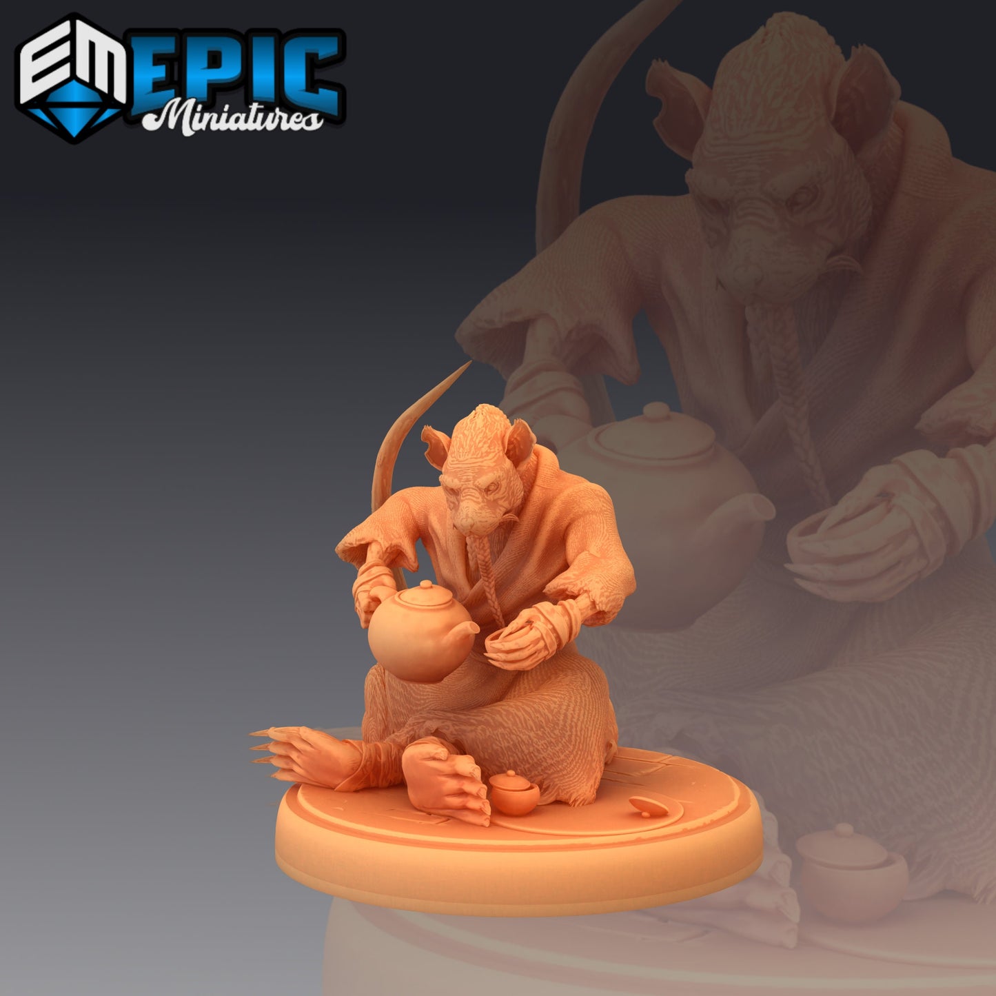 Ratfolk Sensei - Epic Miniatures