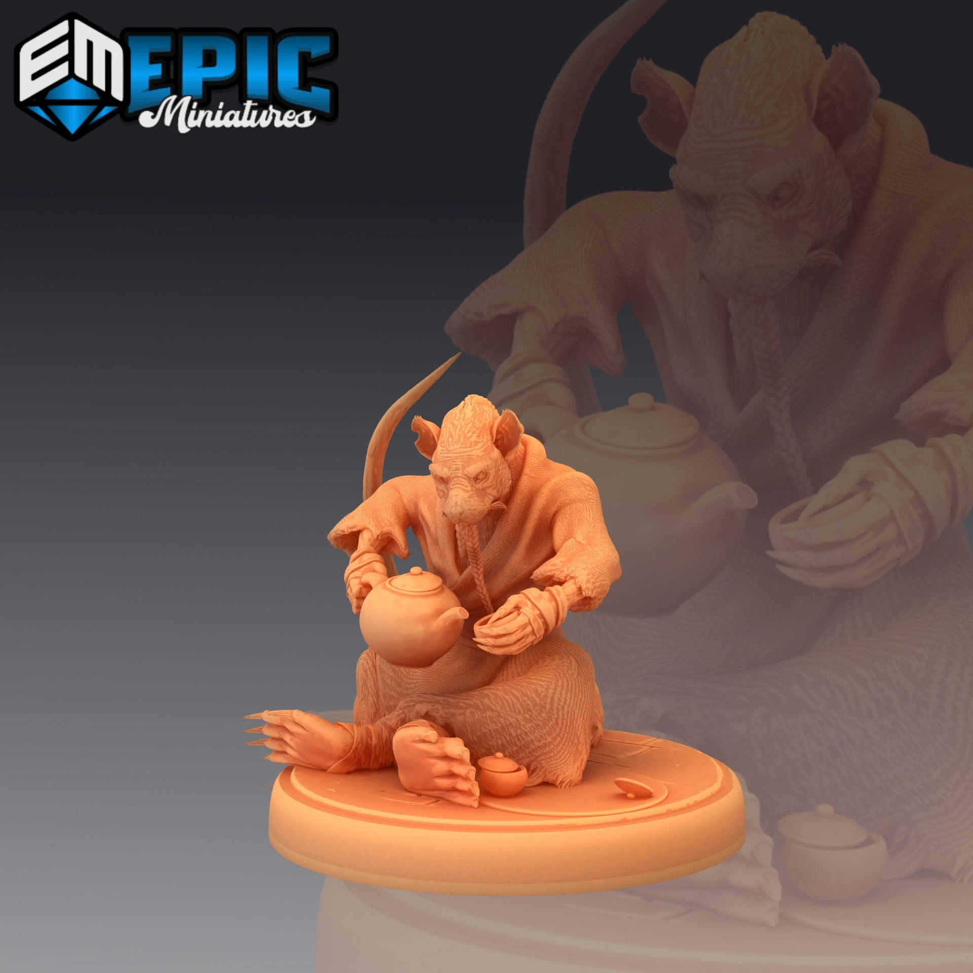 Ratfolk Sensei - Epic Miniatures
