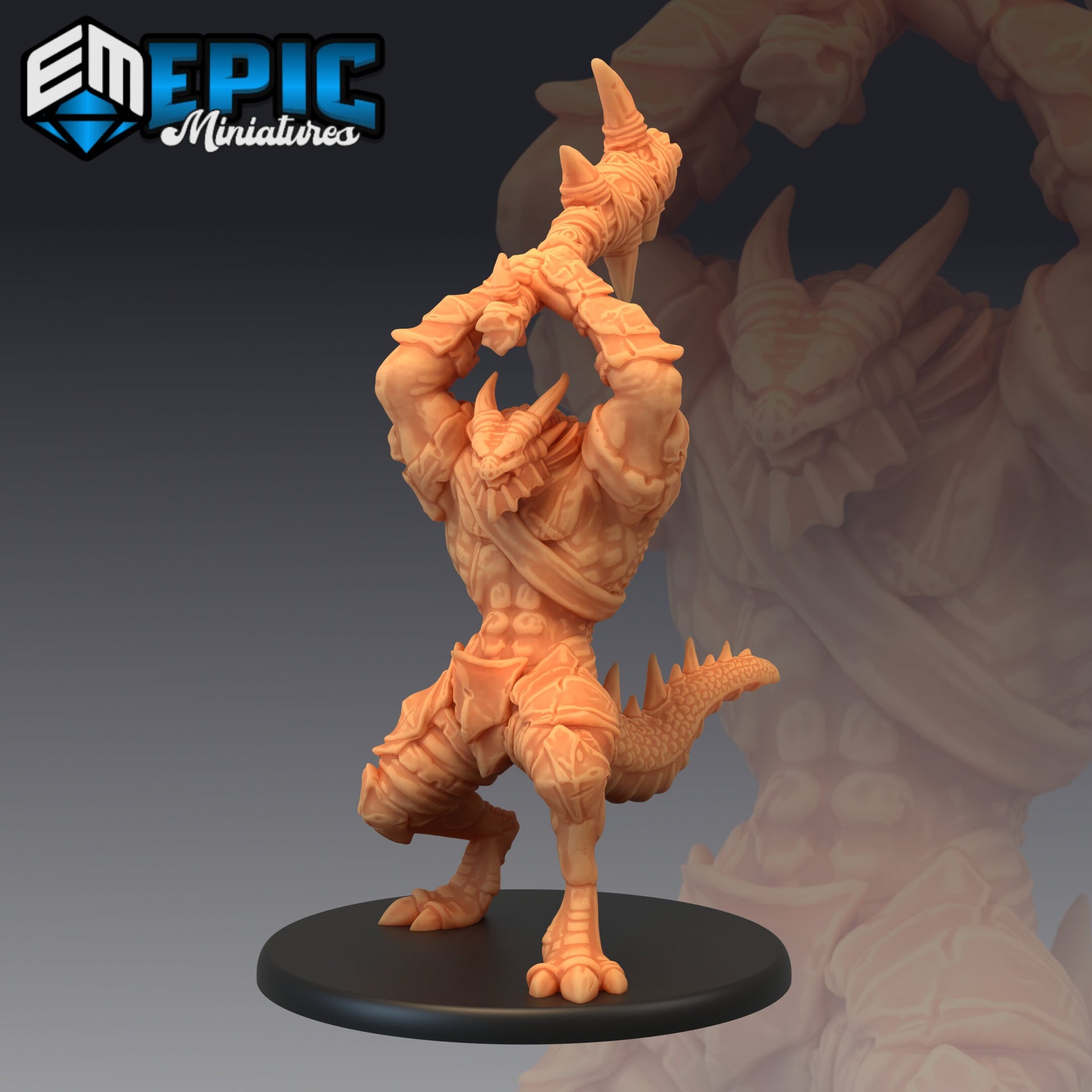 Dragonborn Warrior - Epic Miniatures