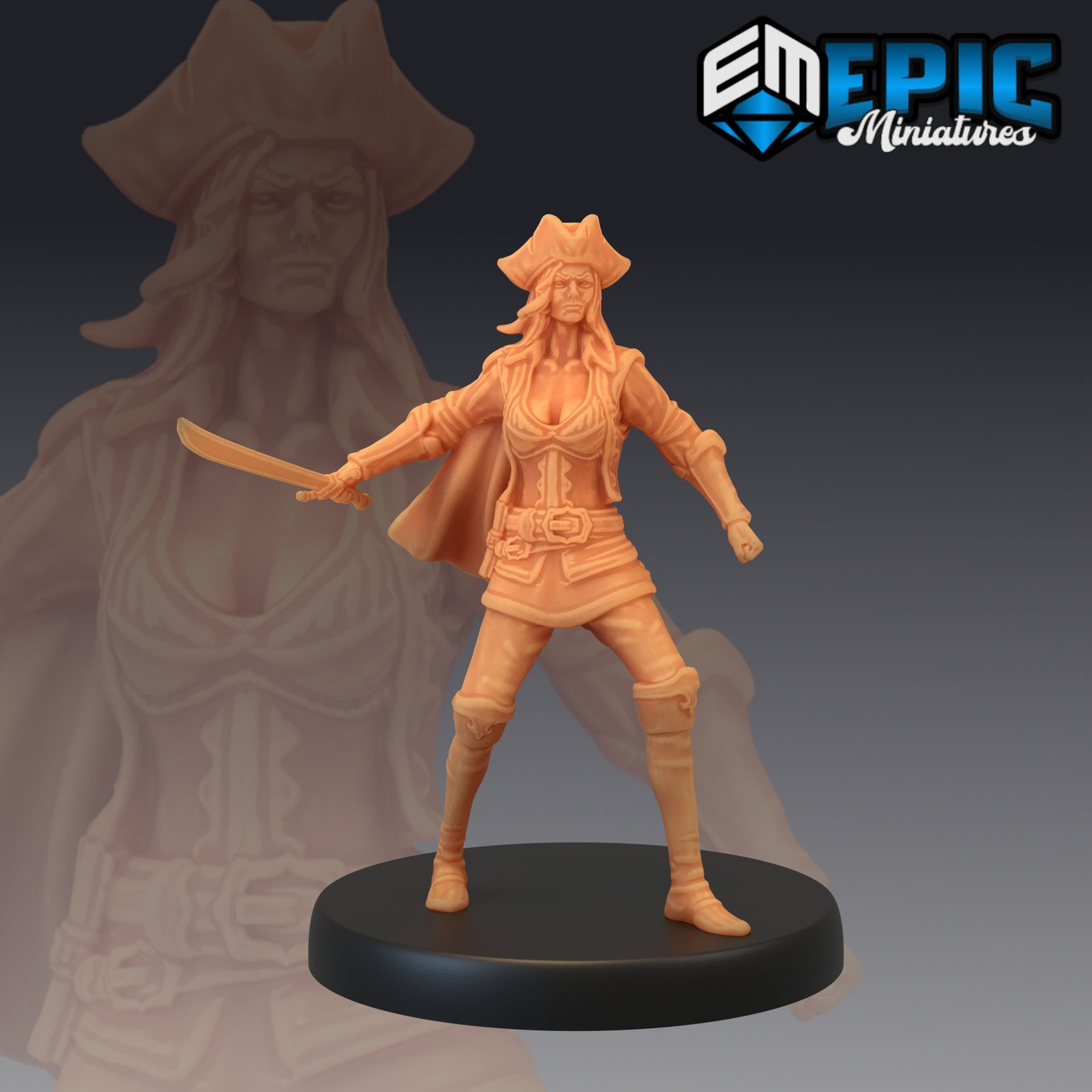 Pirate Boatswain - Epic Miniatures