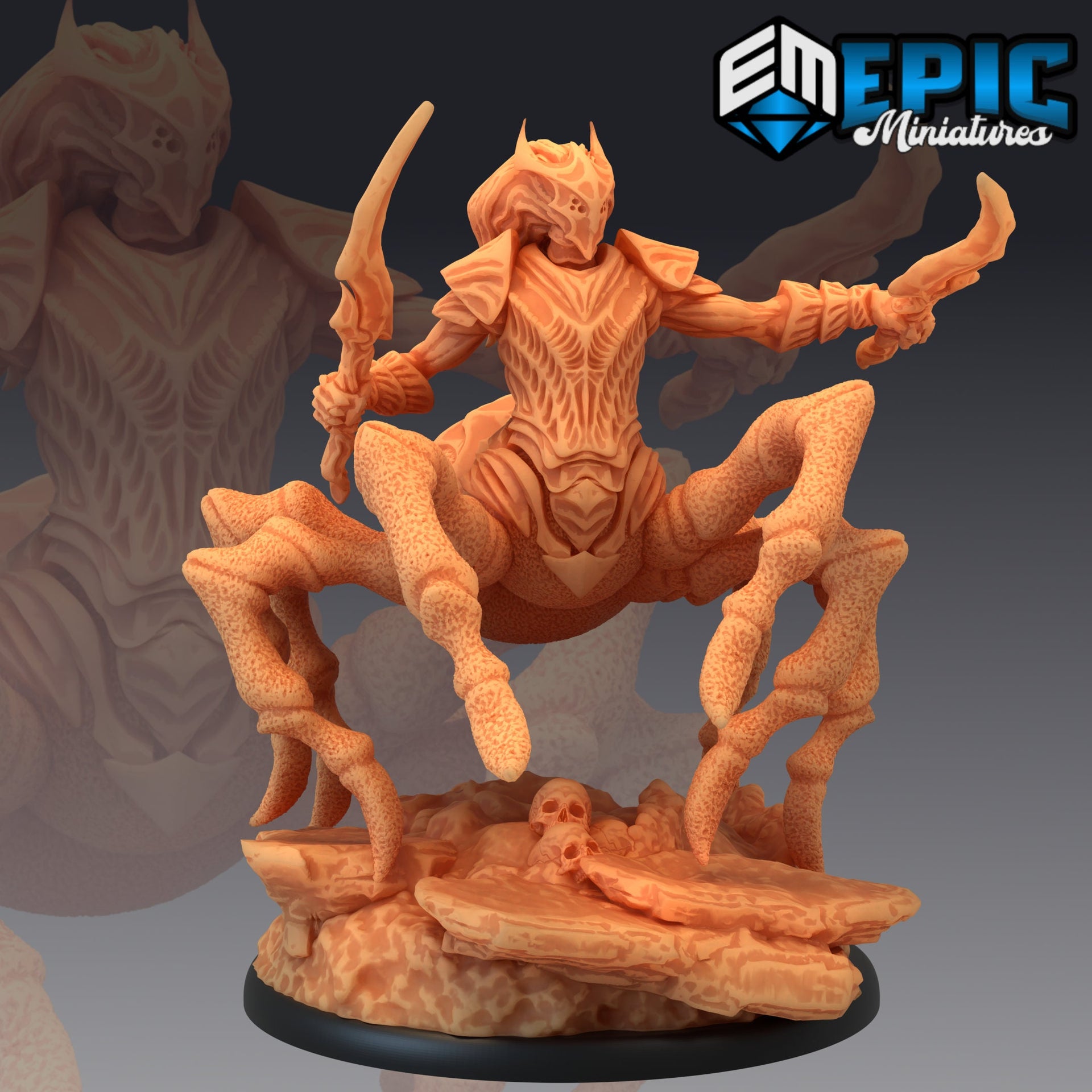 Dark Elf Spider Armored - Epic Miniatures