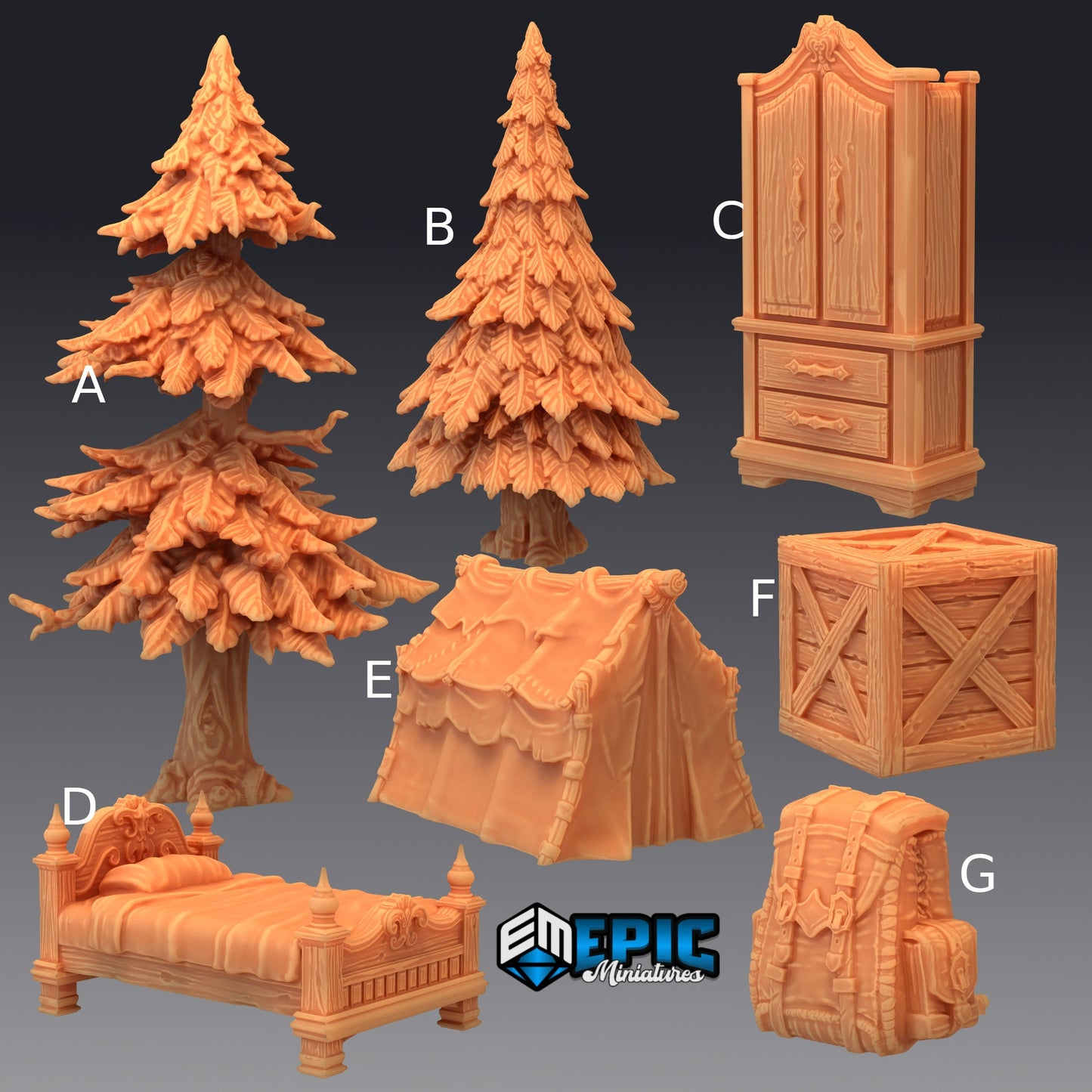 Mimics and Props 2- Epic Miniatures