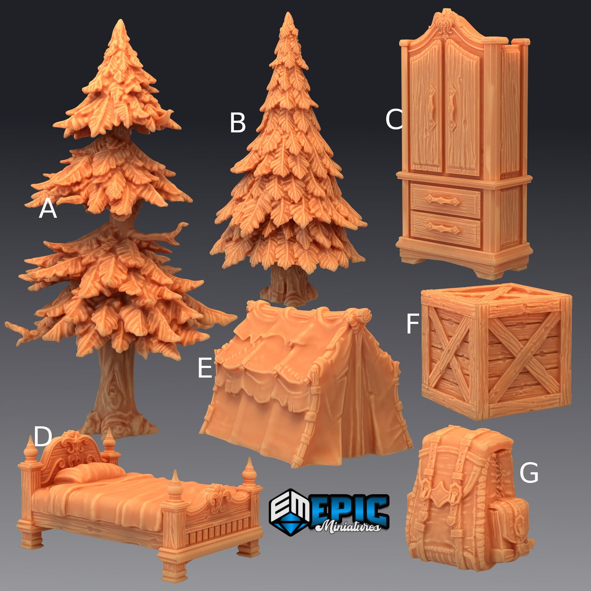 Mimics and Props 2- Epic Miniatures
