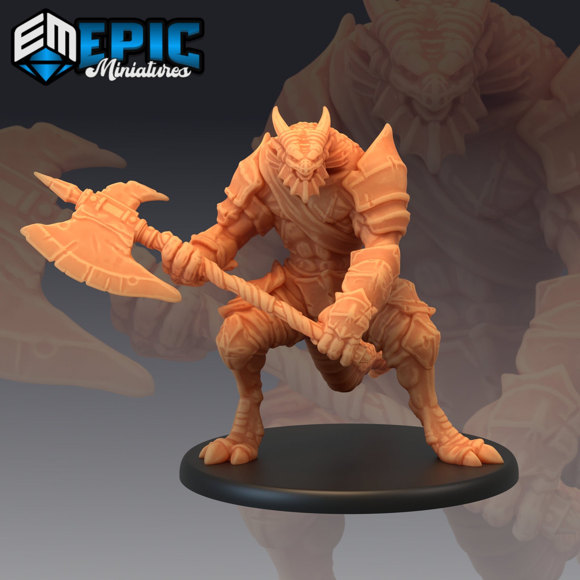 Dragonborn Warrior - Epic Miniatures