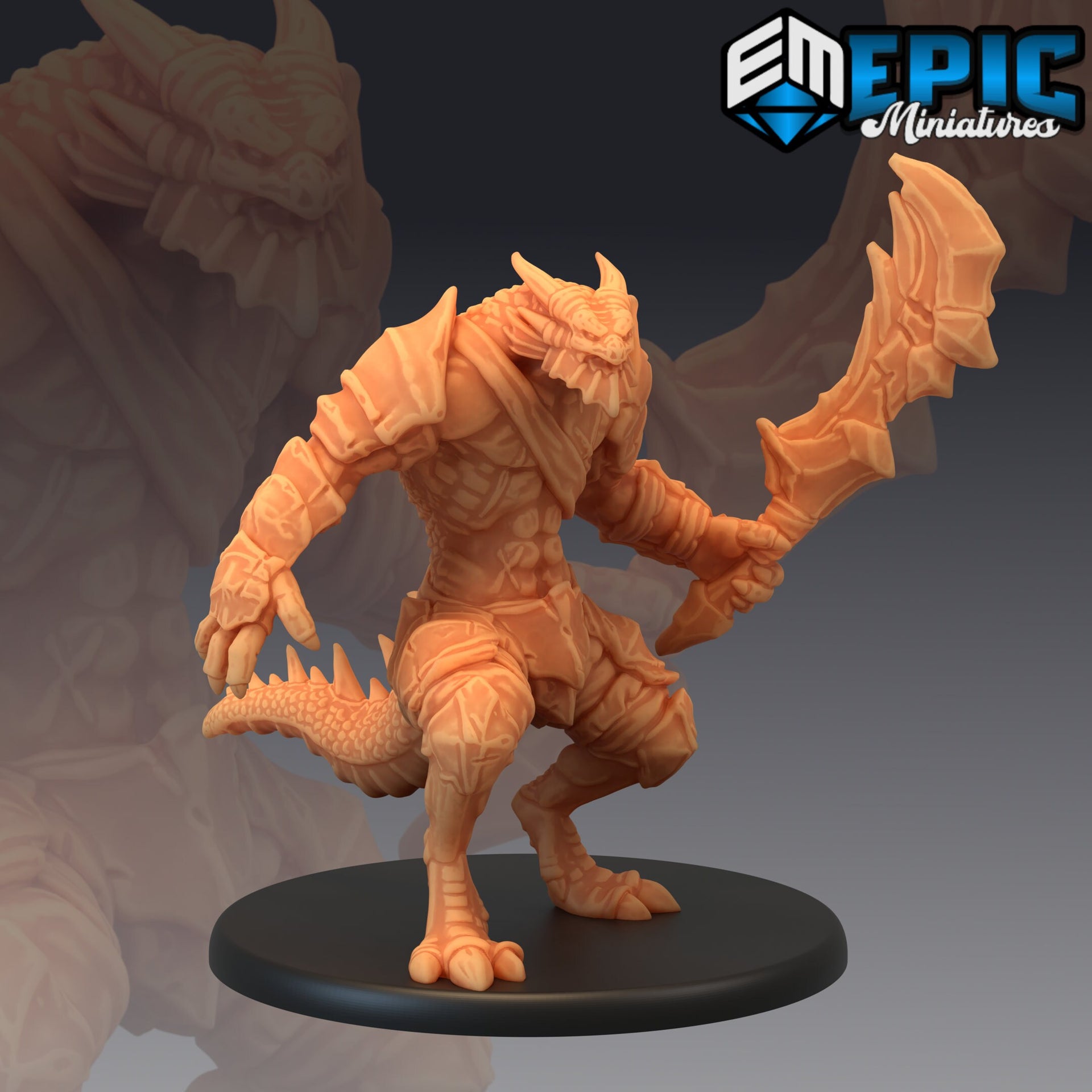 Dragonborn Warrior - Epic Miniatures
