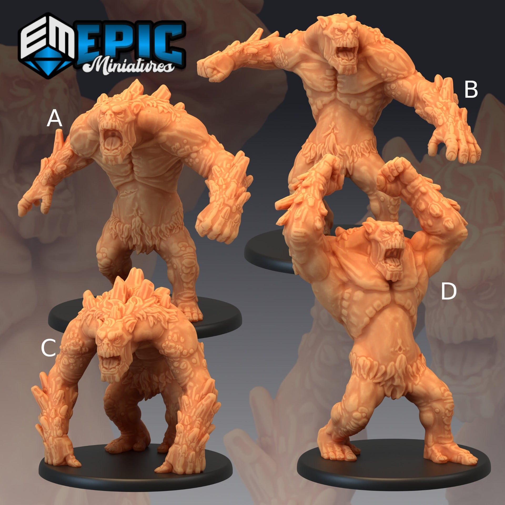 Mountain Troll - Epic Miniatures