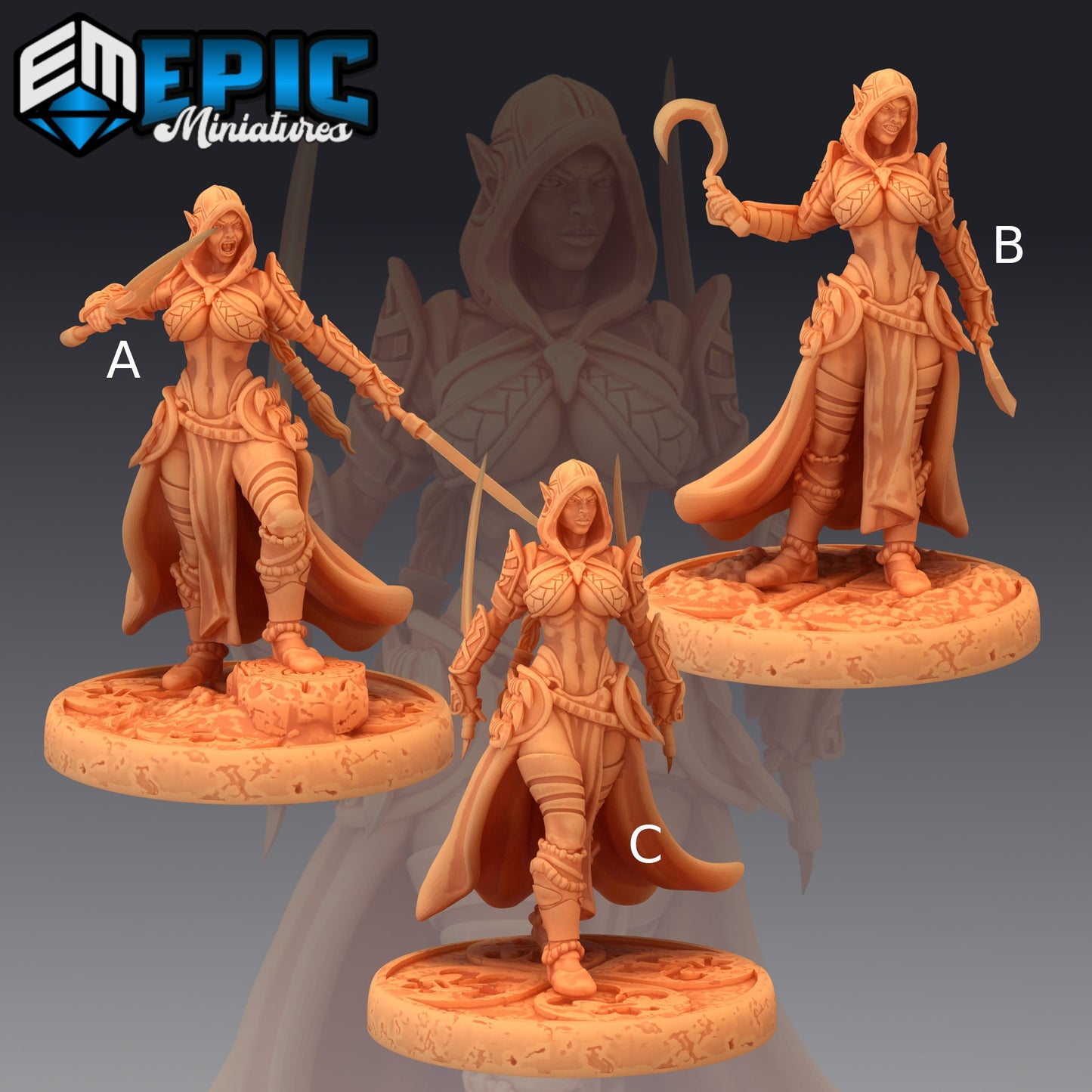 Dark Elf Rogue - Epic Miniatures