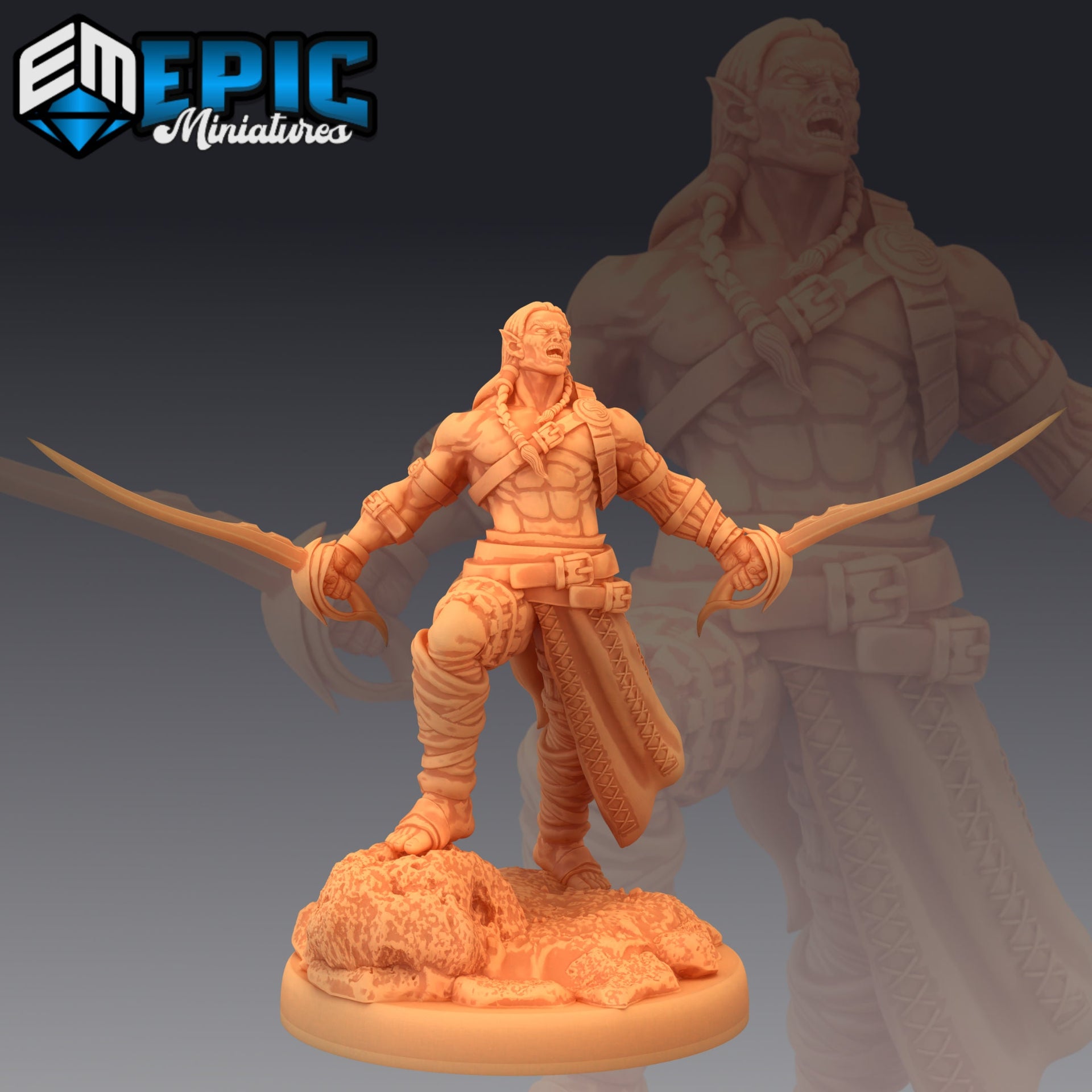 Elven Barbarian - Epic Miniatures