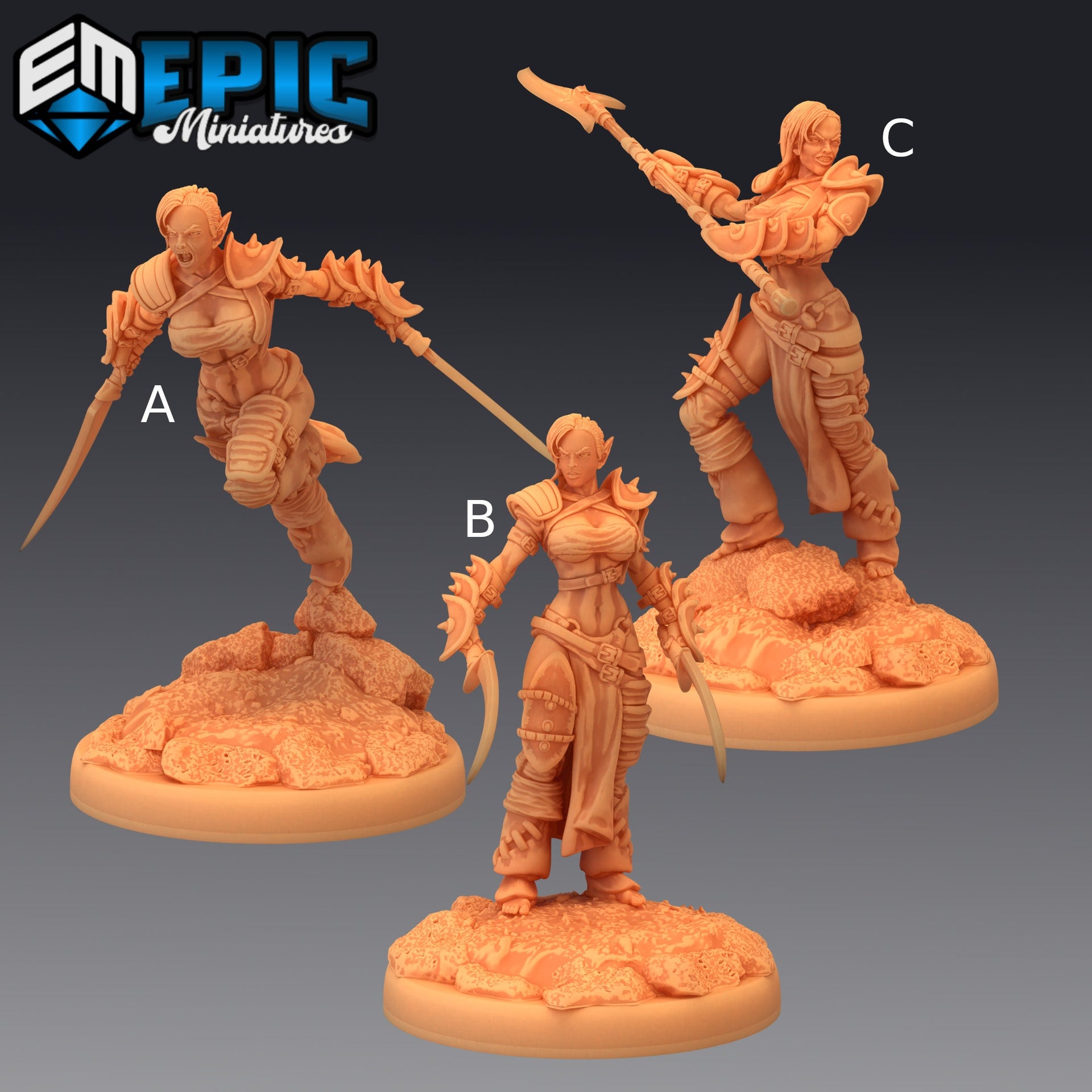 Elven Huntress - Epic Miniatures
