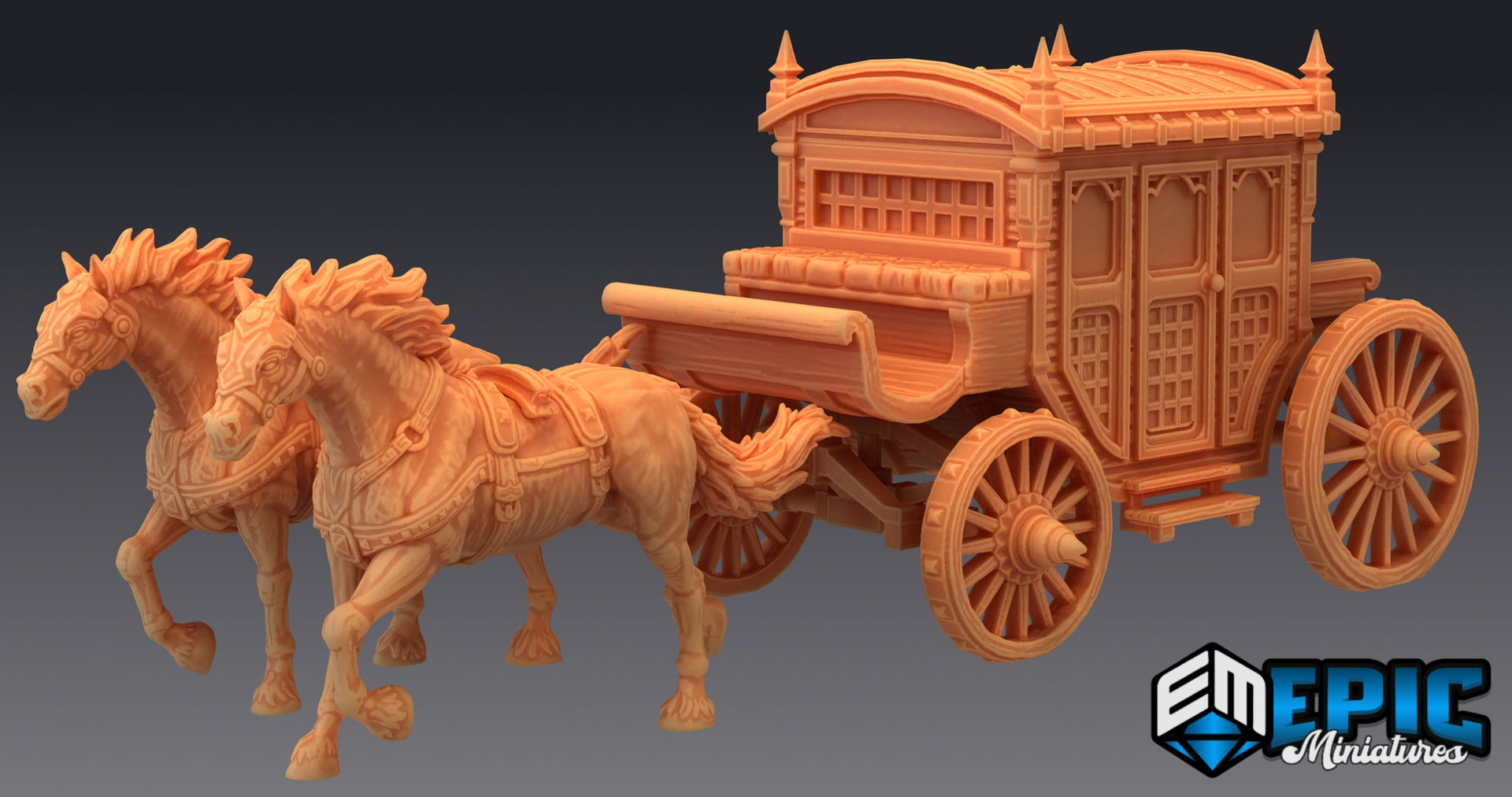 Horse Drawn Carriage - Epic Miniatures