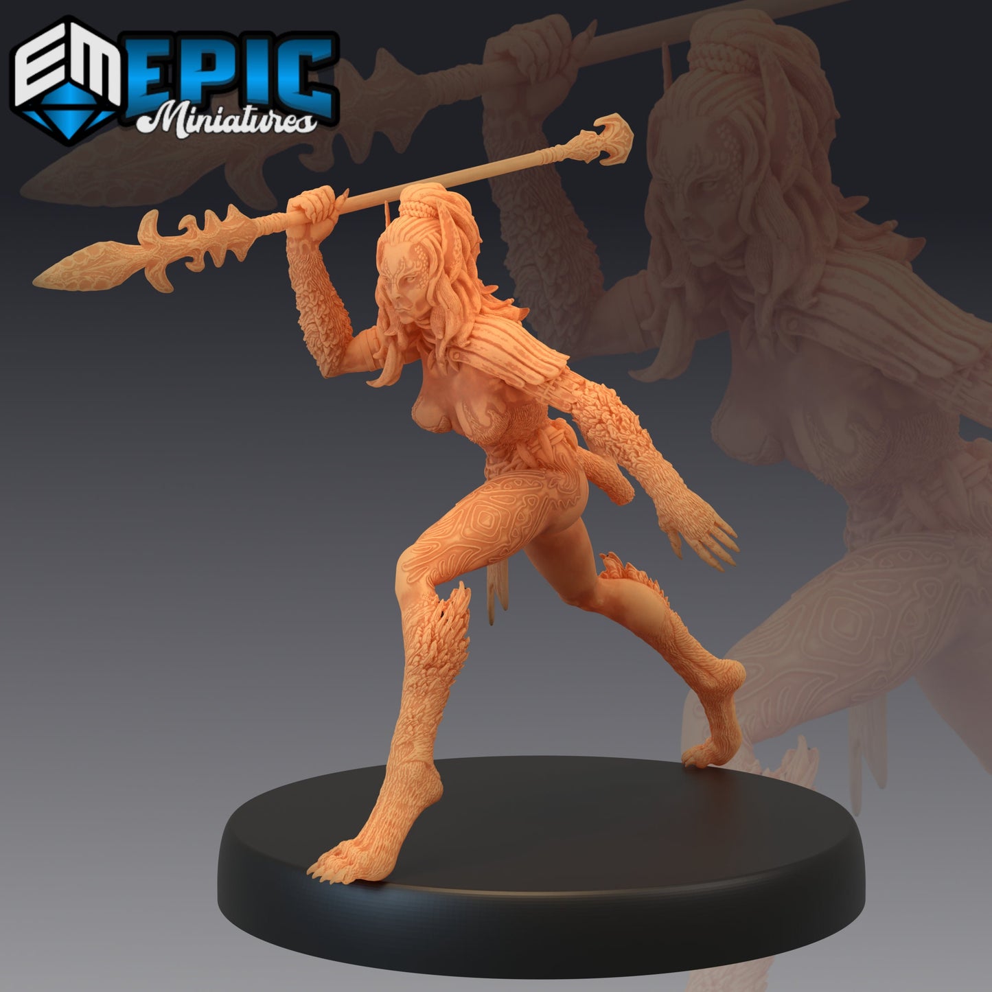 Werejaguar Lady- Epic Miniatures