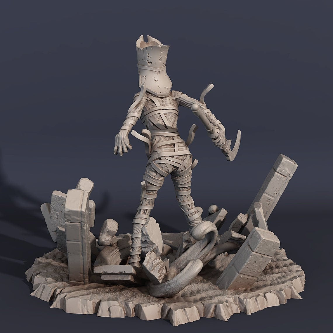 Mummy Tomb Queen - Print Your Monsters