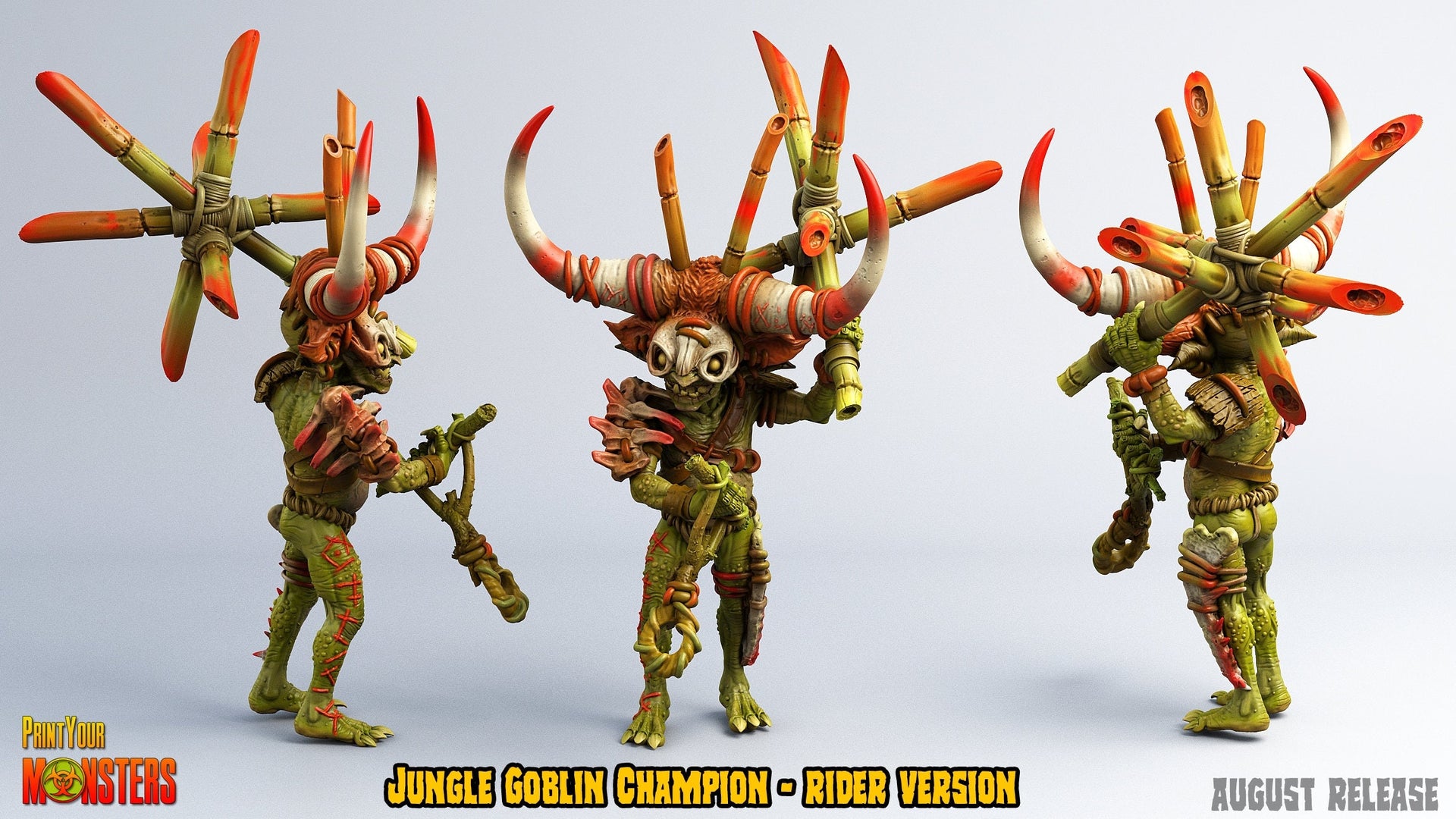 Goblin Pterodactyl Riders - Print Your Monsters