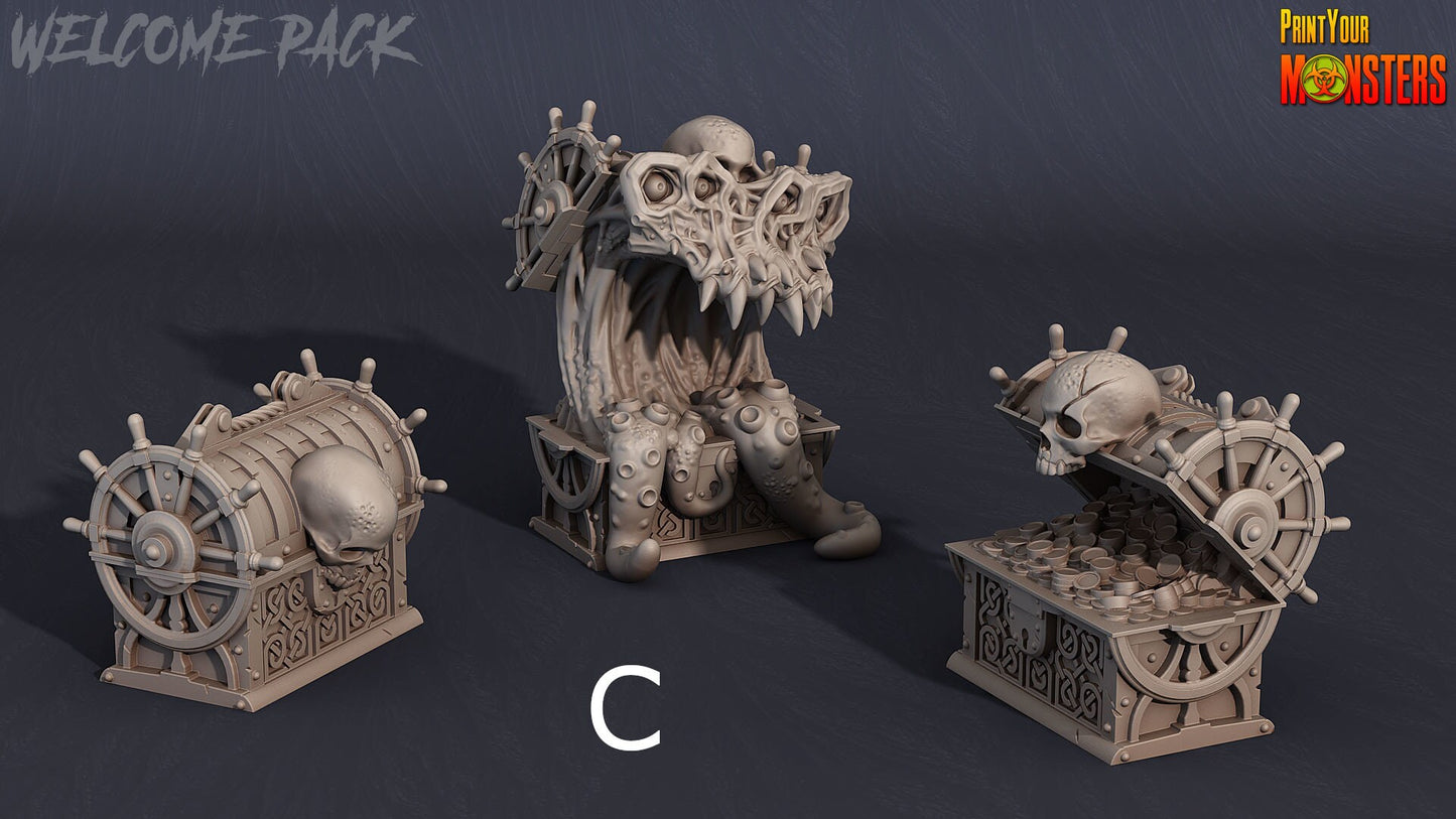 Mimic Treasure Chest - Print Your Monsters