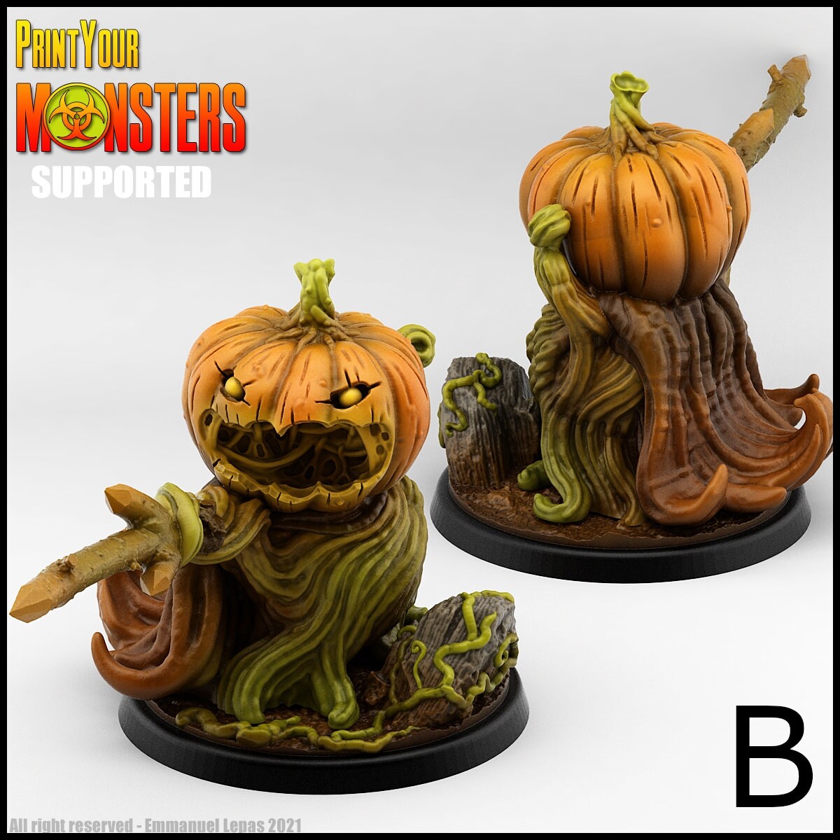 Pumpkin Soldiers - Print Your Monsters
