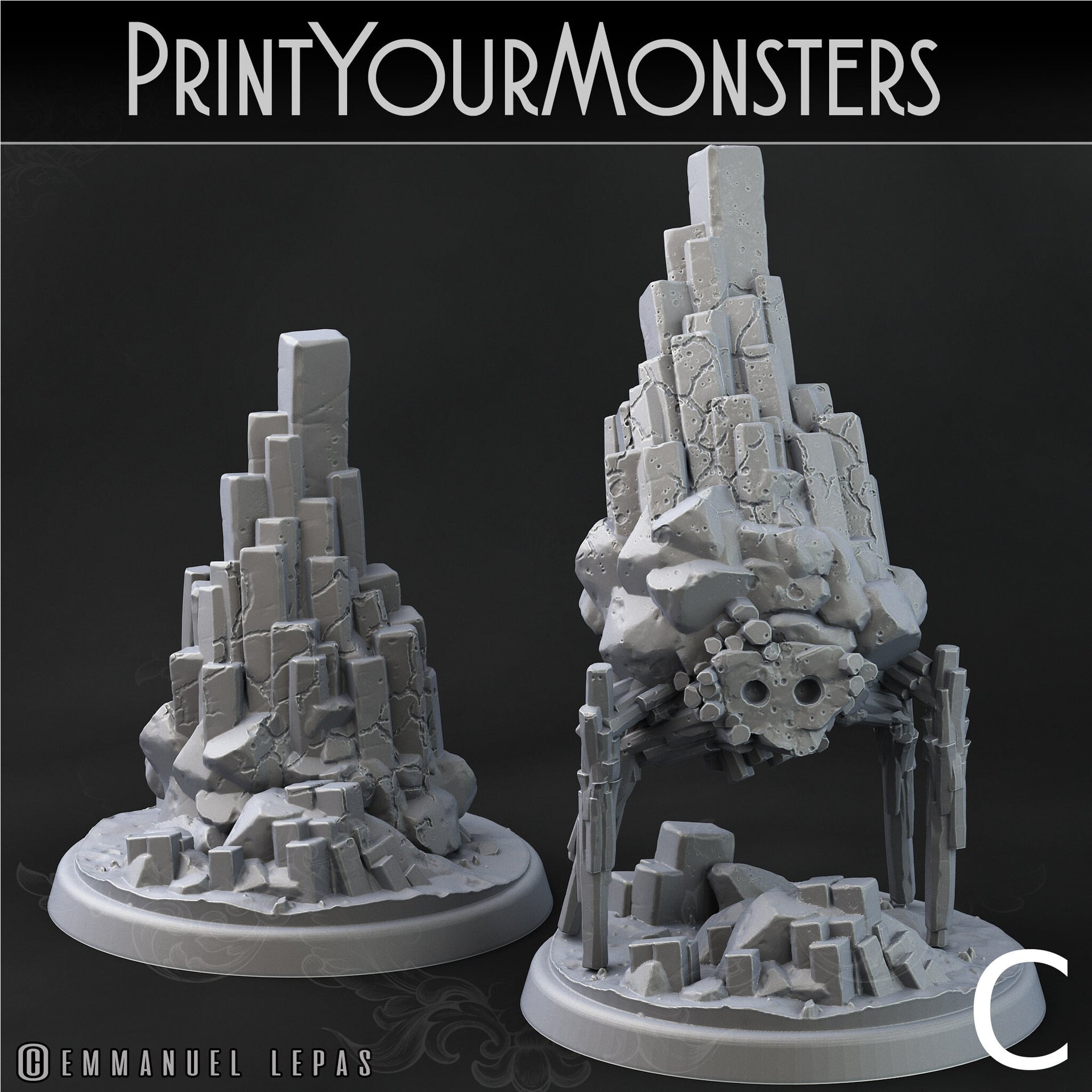 Rock Monster Terranids - Print Your Monsters