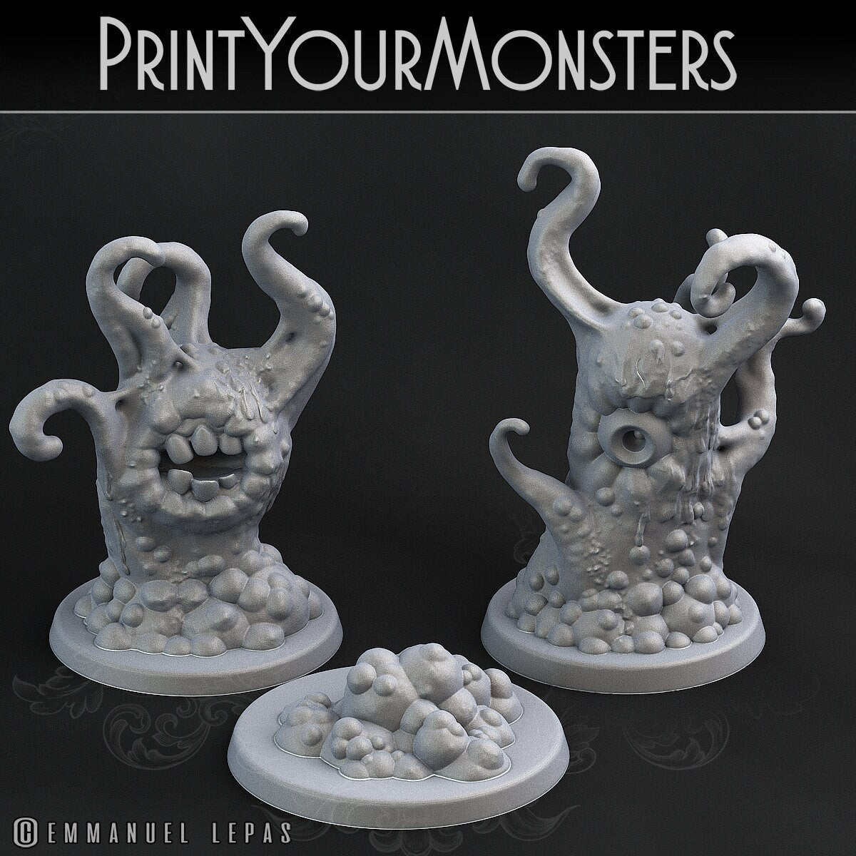 Sentient Ooze Monster - Print Your Monsters