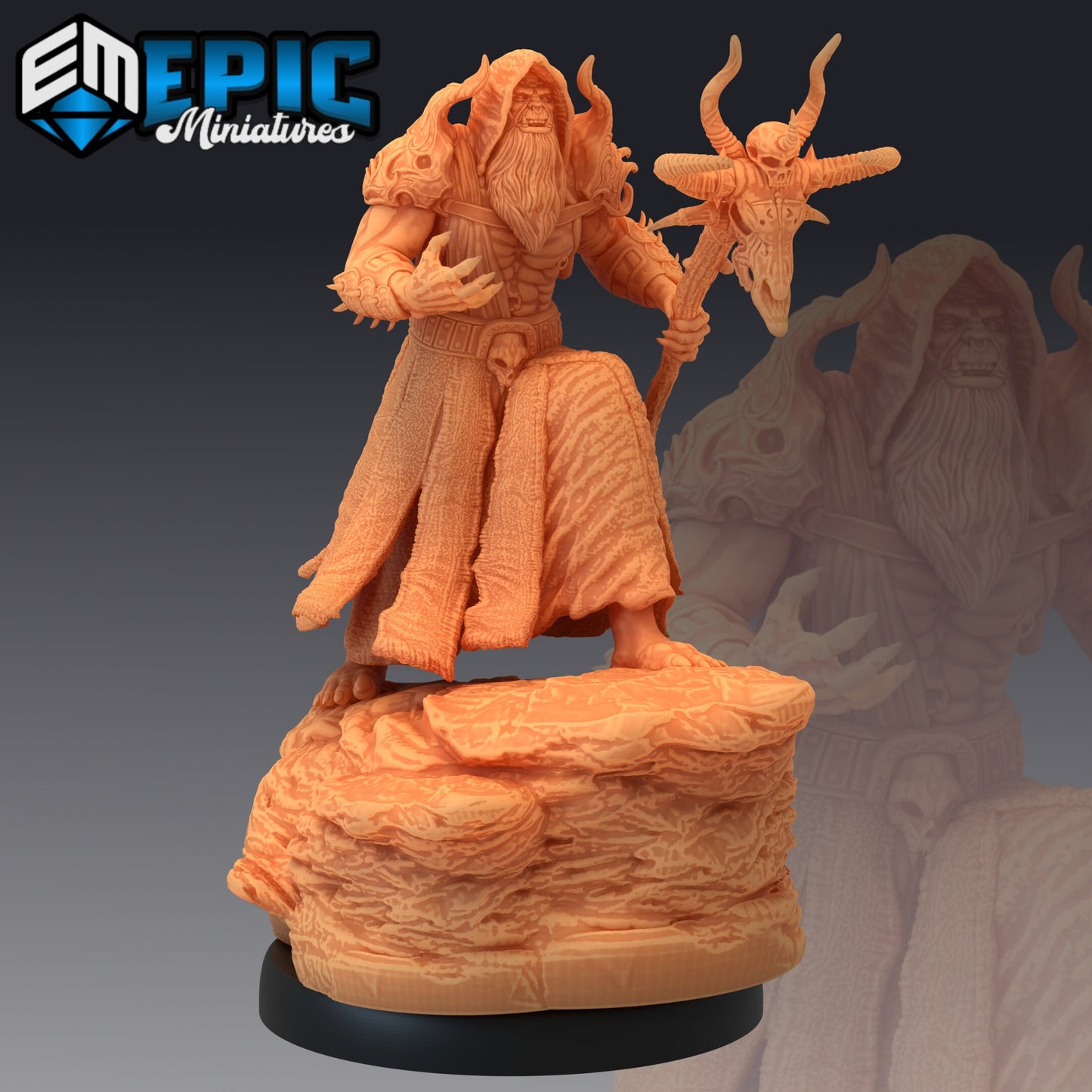 Orc Shaman- Epic Miniatures