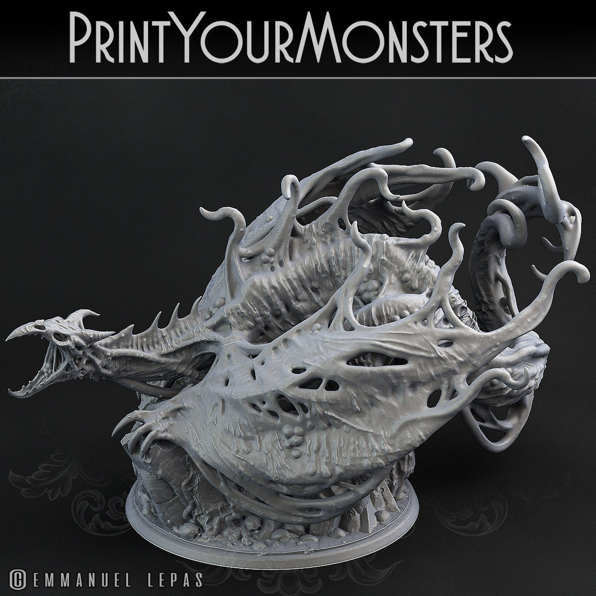 Sentient Ooze Dragon - Print Your Monsters