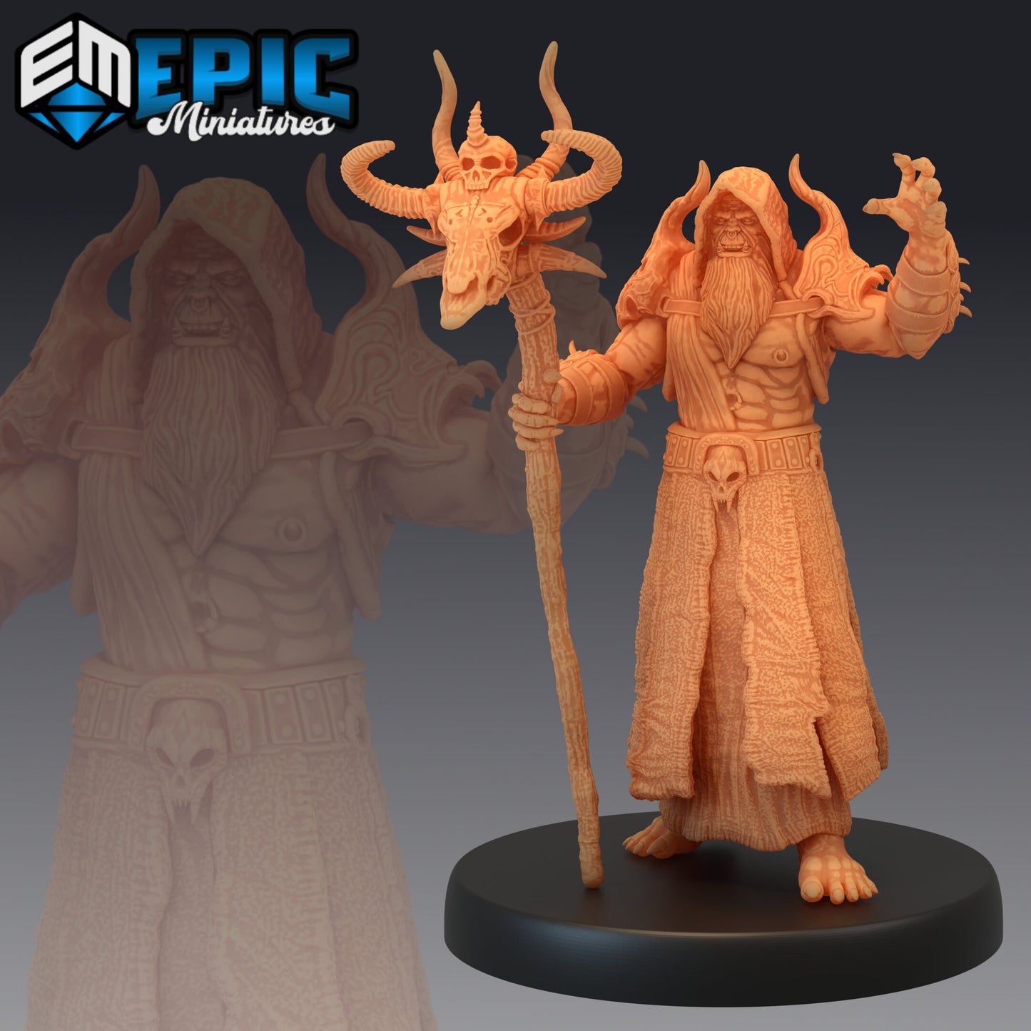 Orc Shaman- Epic Miniatures