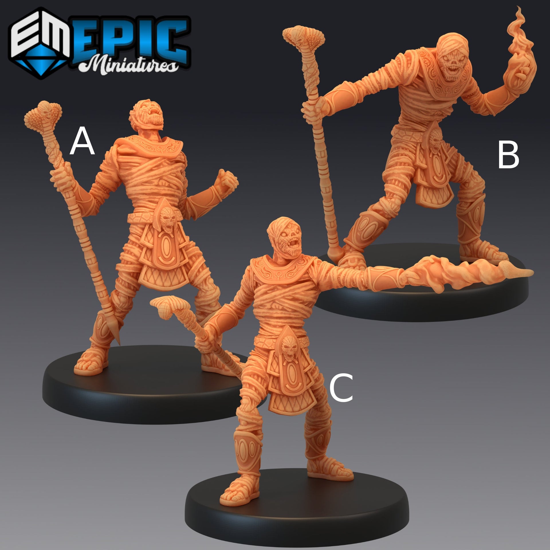 Mummy Mage - Epic Miniatures