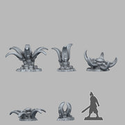 Robotic Plants Scatter Terrain - Fantastic Plants and Rocks