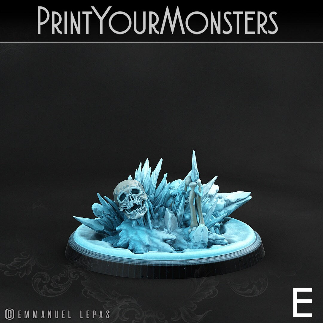 Hoarfrost Ice Skeletons - Print Your Monsters