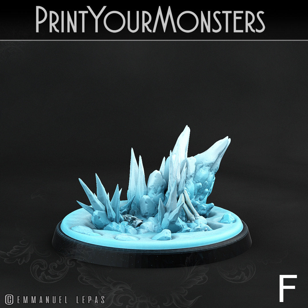 Hoarfrost Ice Skeletons - Print Your Monsters