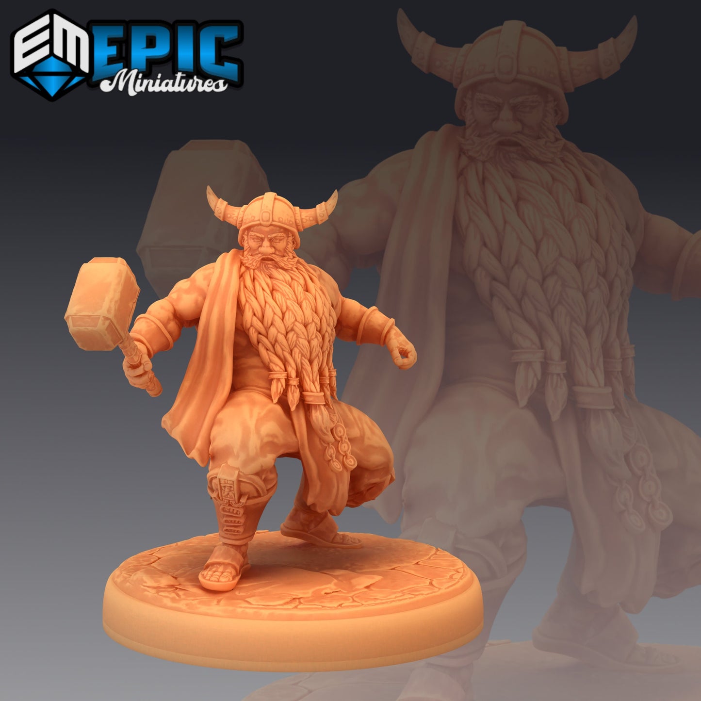 Adventurer Dwarf - Epic Miniatures