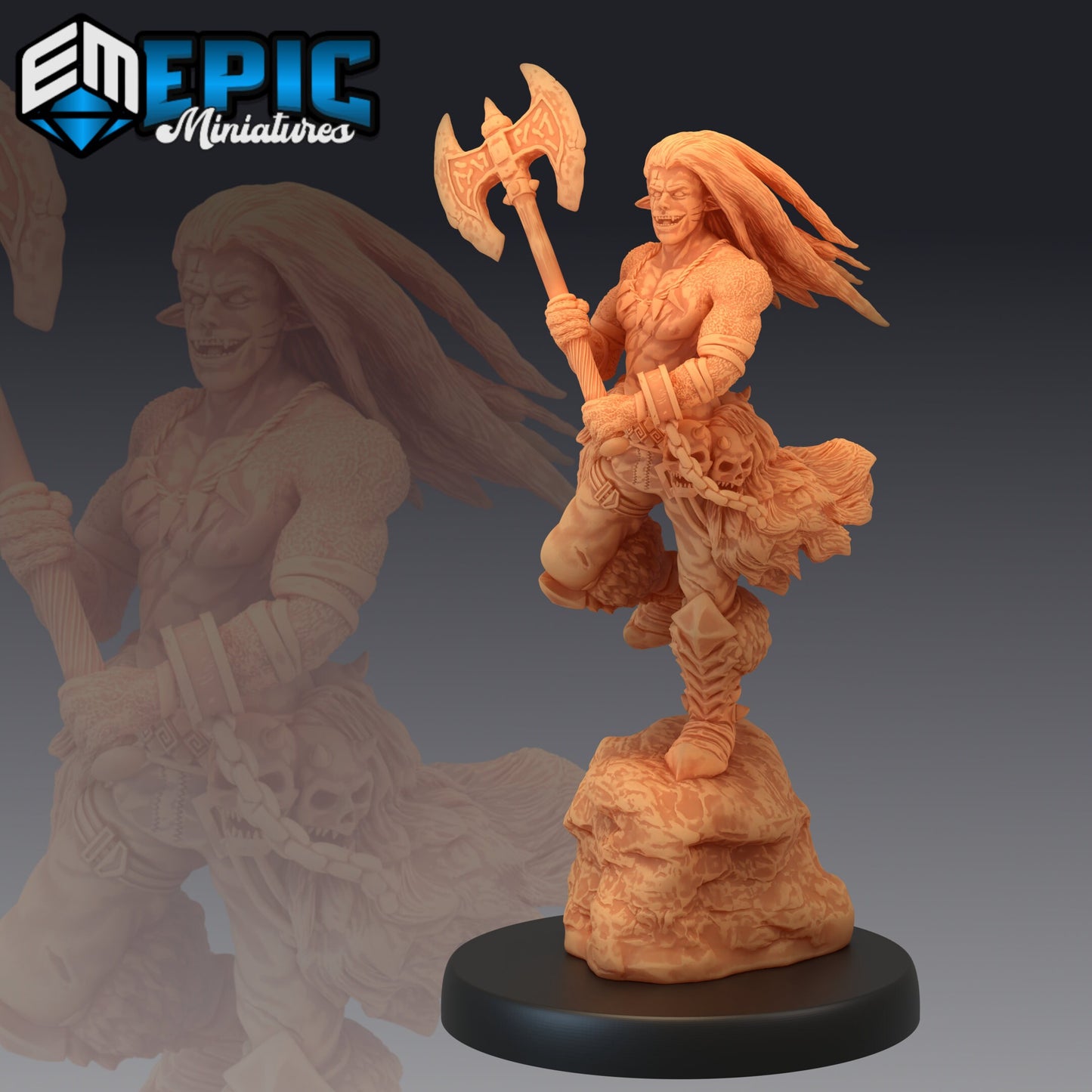 Fire Genasi - Epic Miniatures