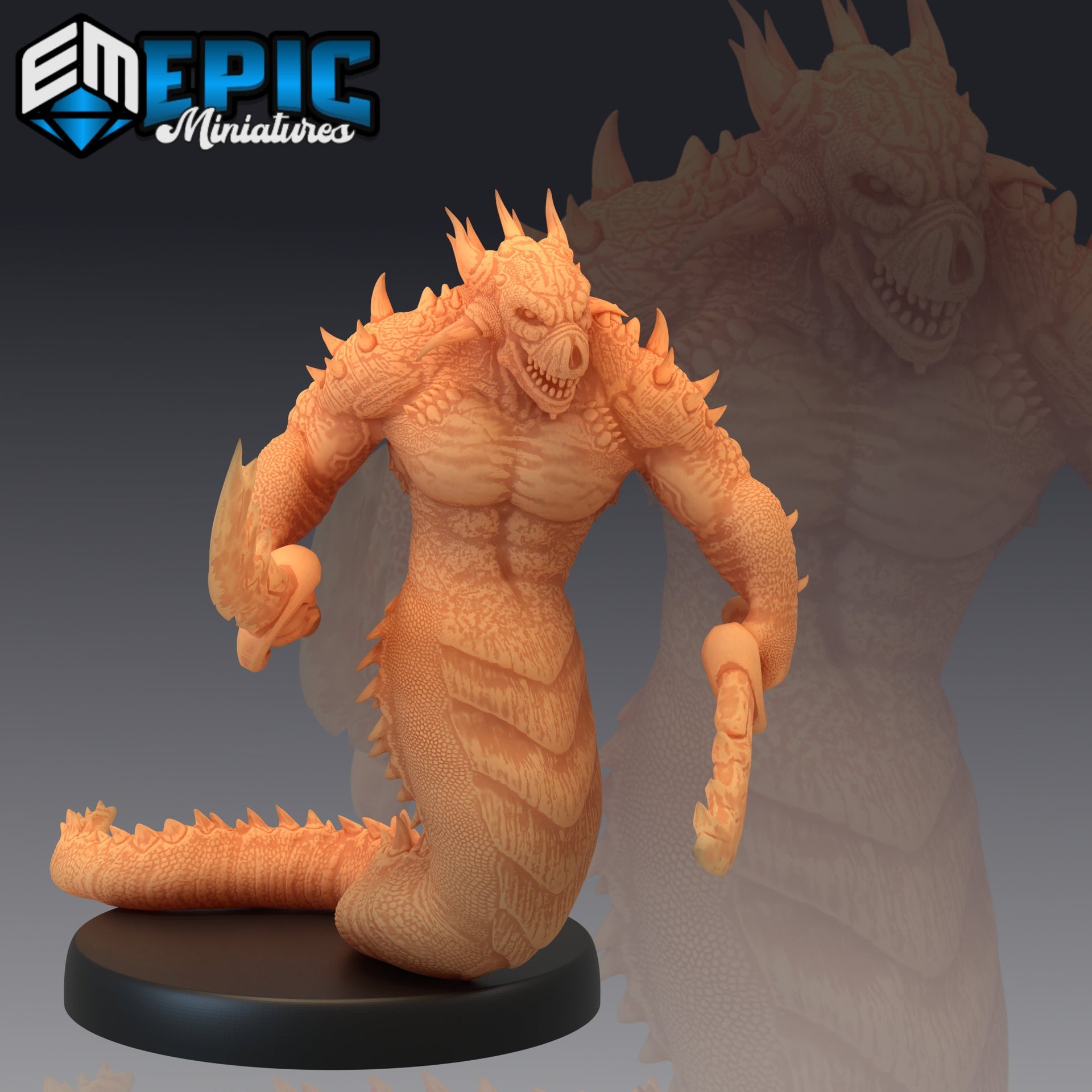 Fire Salamander - Epic Miniatures
