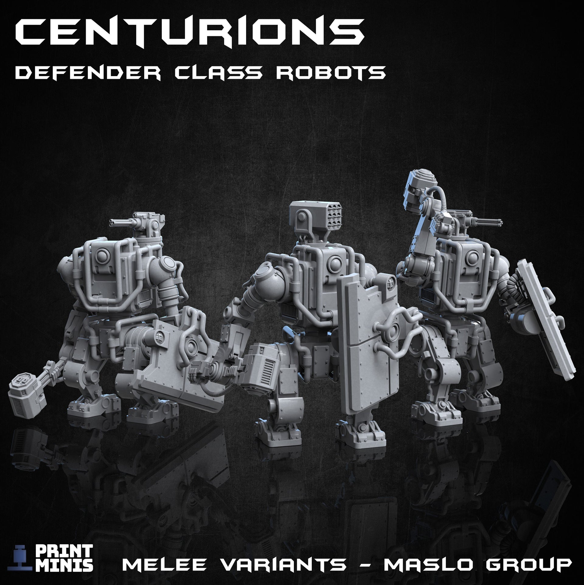 Modular Centurian Robot - Print Minis