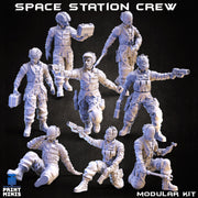 Modular Space Station Crew - Print Minis