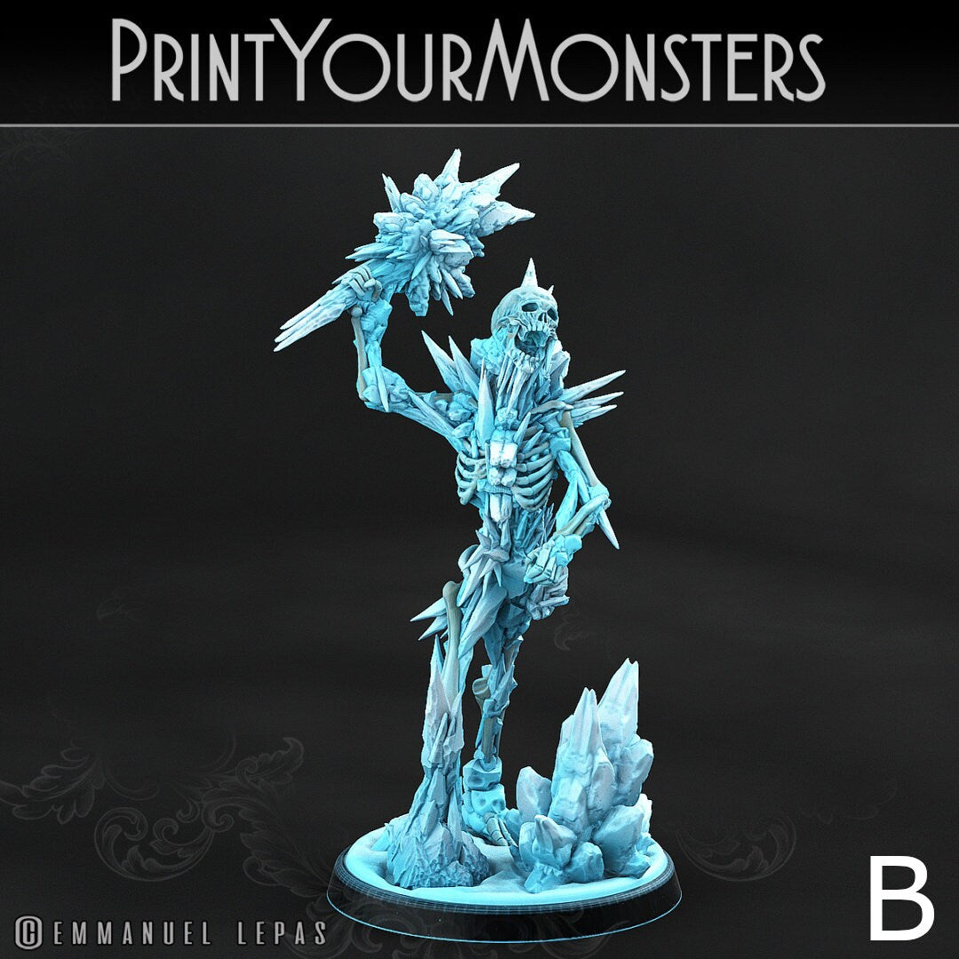 Hoarfrost Ice Skeletons - Print Your Monsters