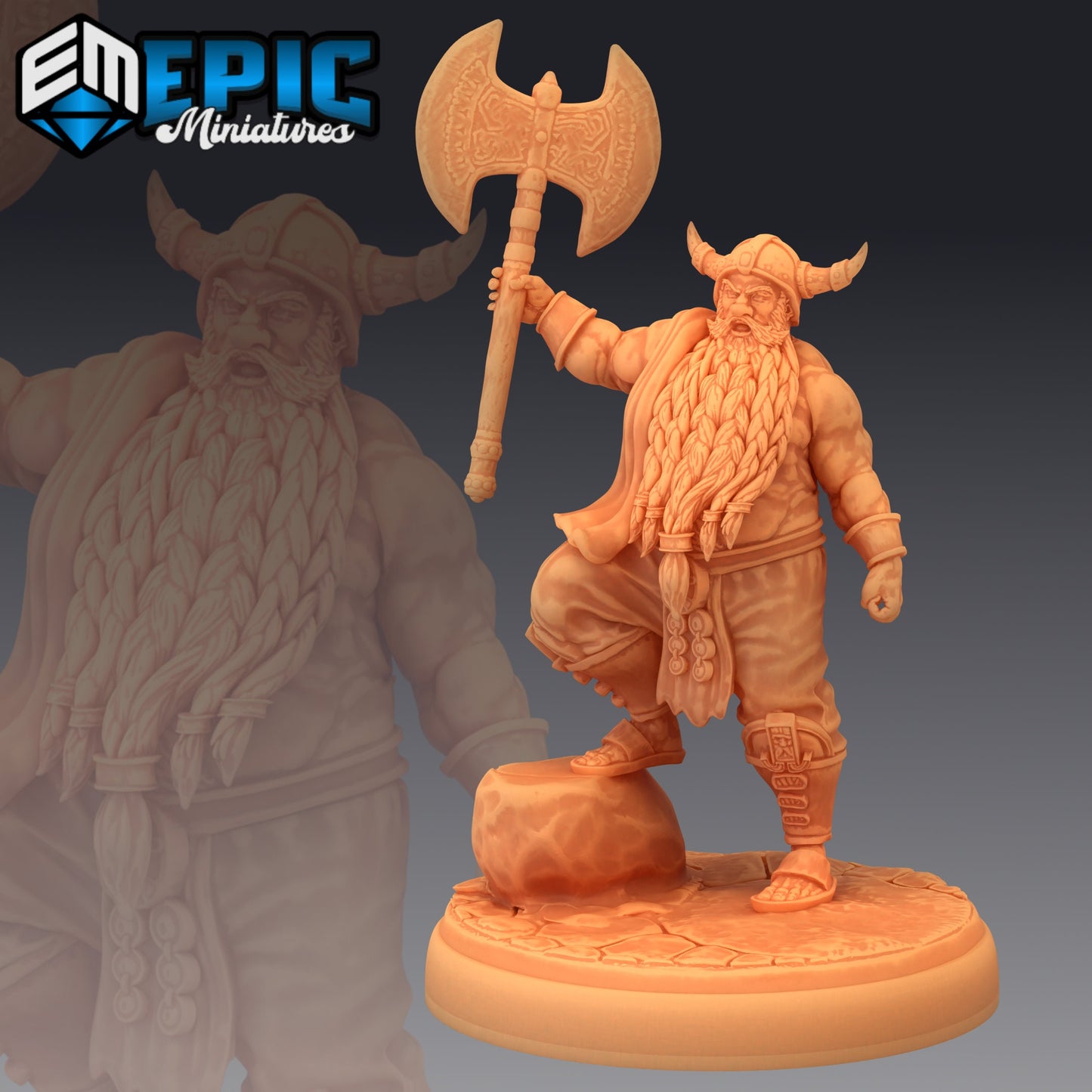 Adventurer Dwarf - Epic Miniatures