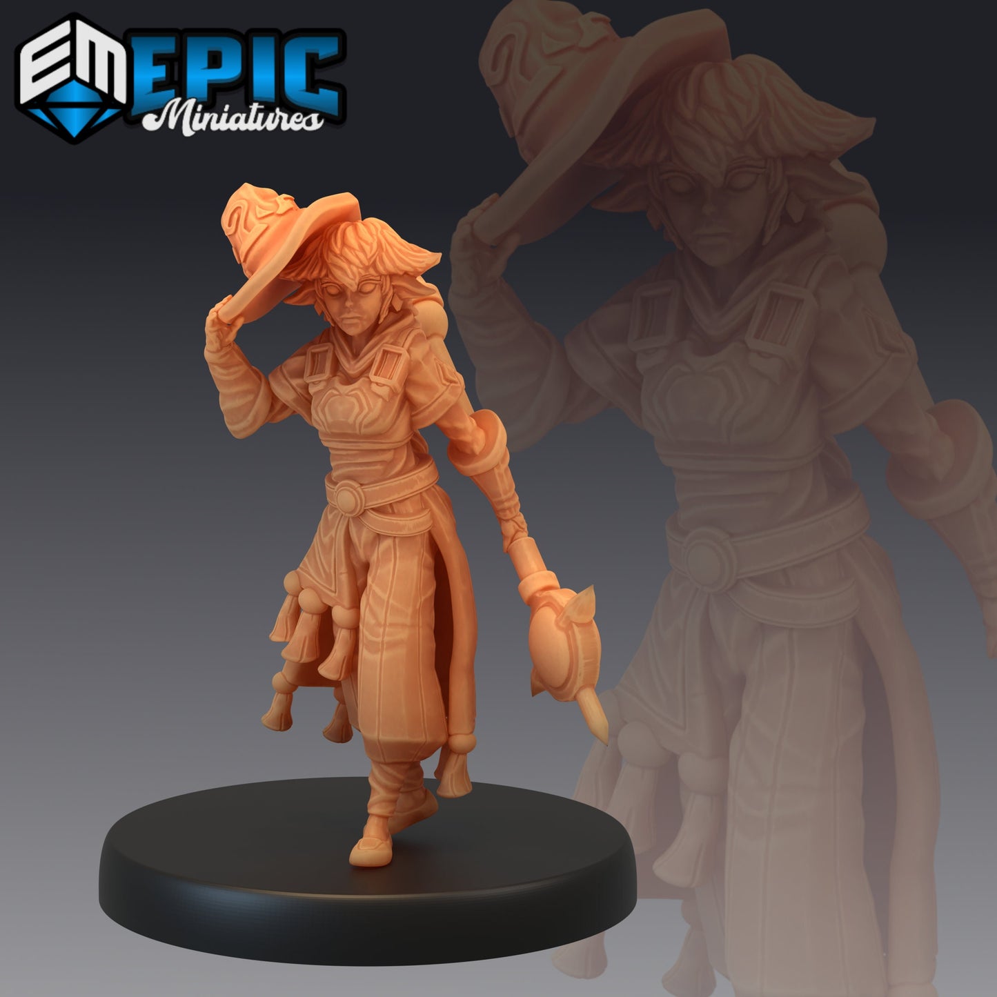 Half Gnome Mage - Epic Miniatures