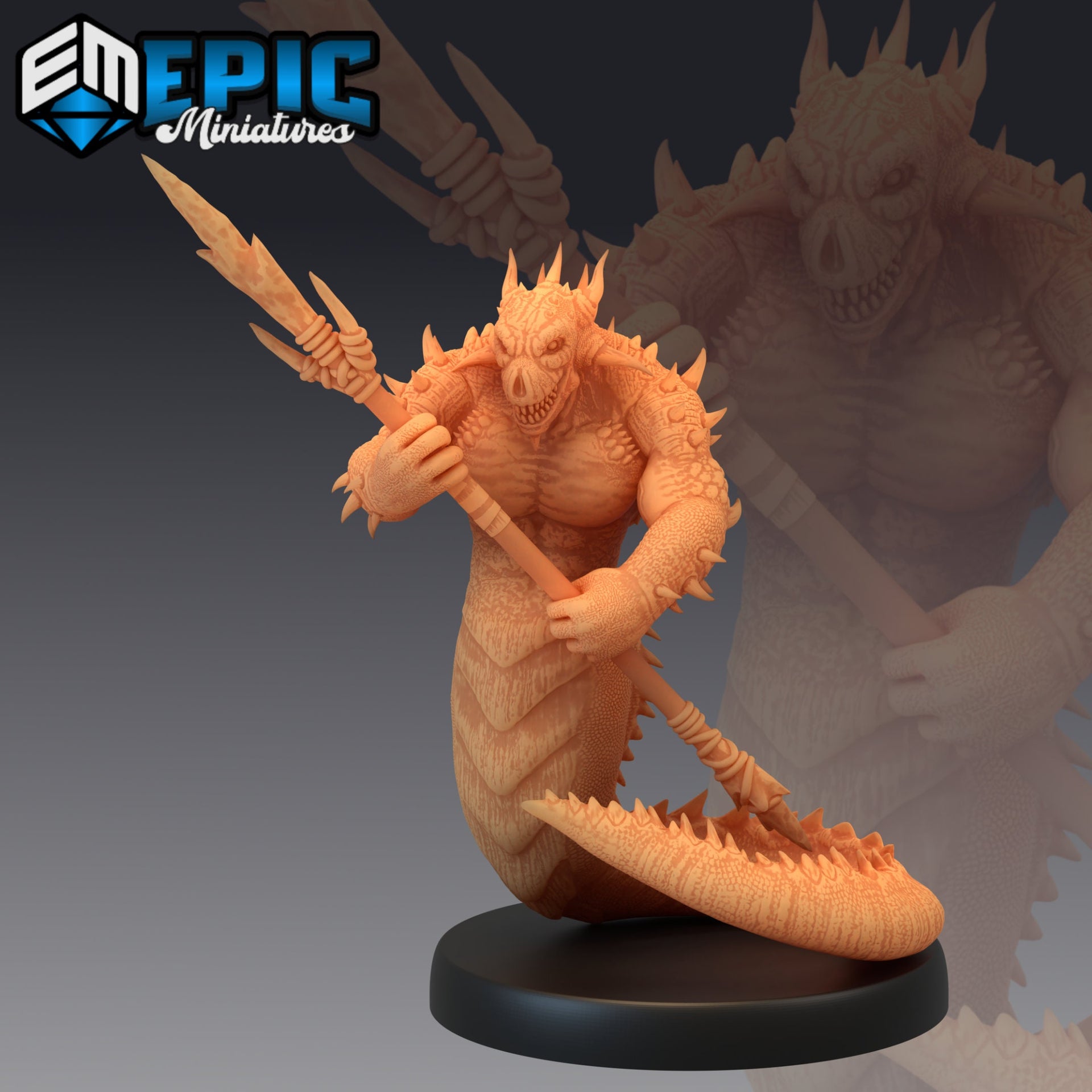 Fire Salamander - Epic Miniatures