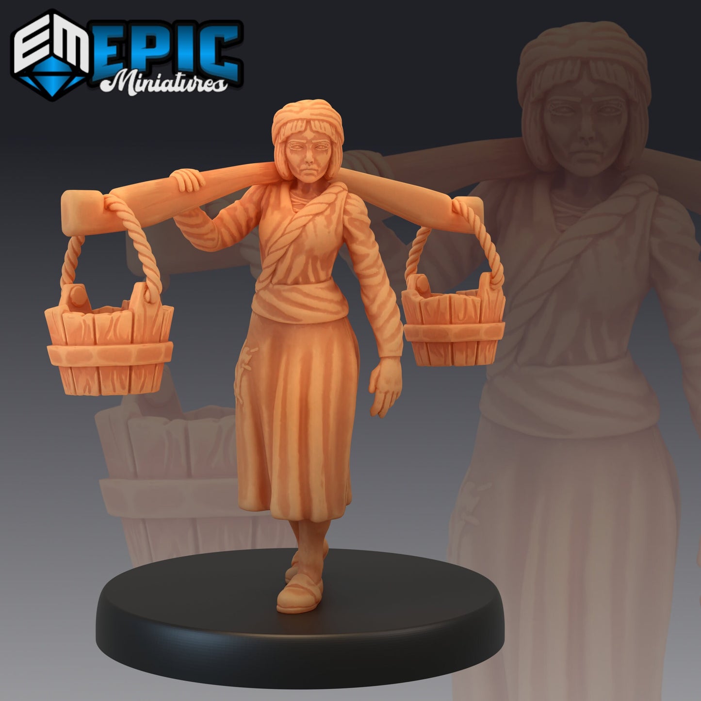 Villagers 2 - Epic Miniatures