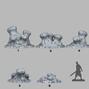 Organic Mushroom Scatter Terrain - Fantastic Plants and Rocks