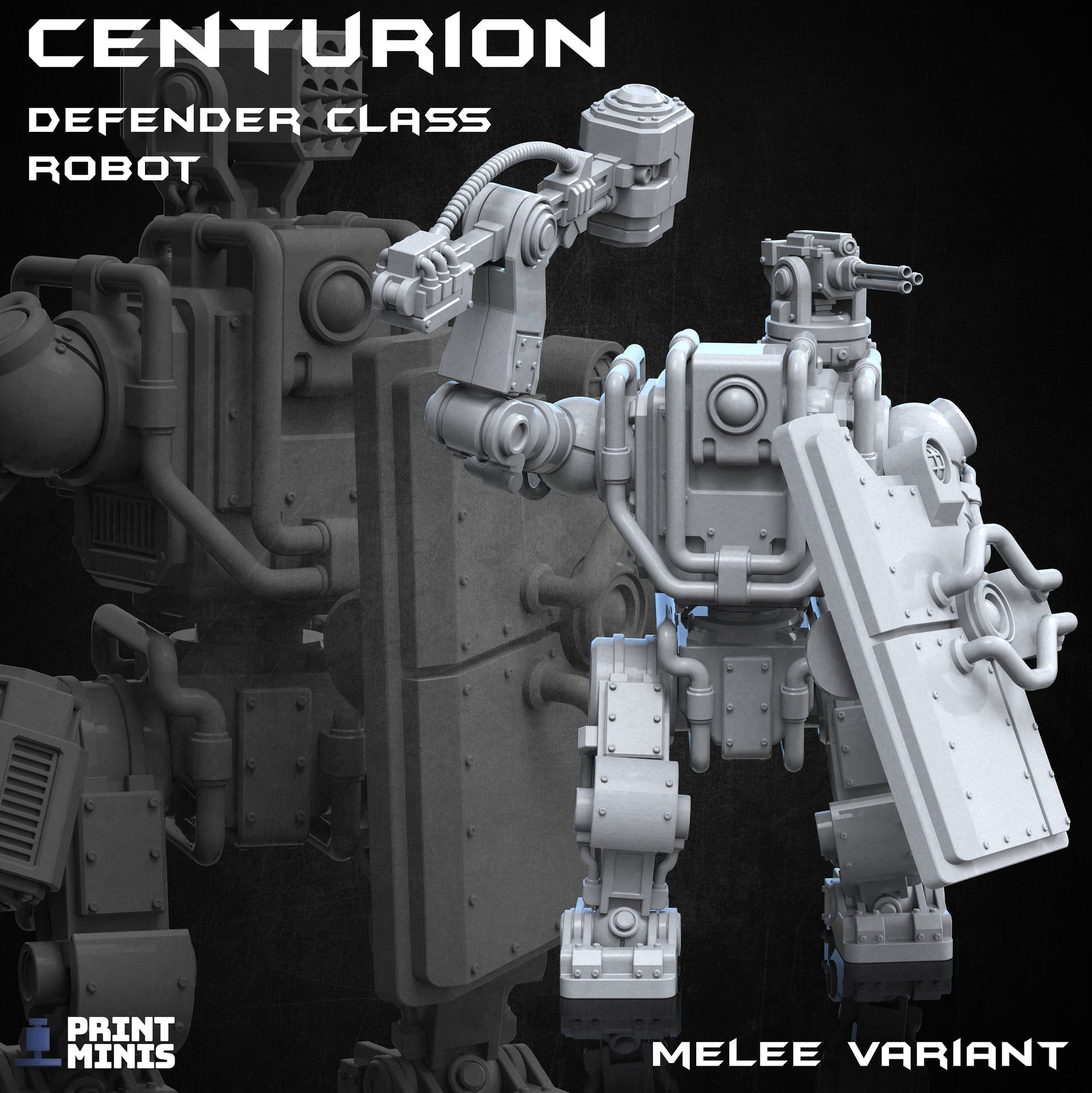 Modular Centurian Robot - Print Minis