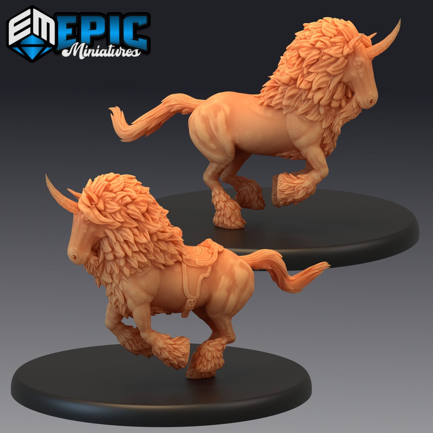 Manned Unicorn - Epic Miniatures