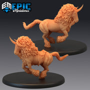 Manned Unicorn - Epic Miniatures