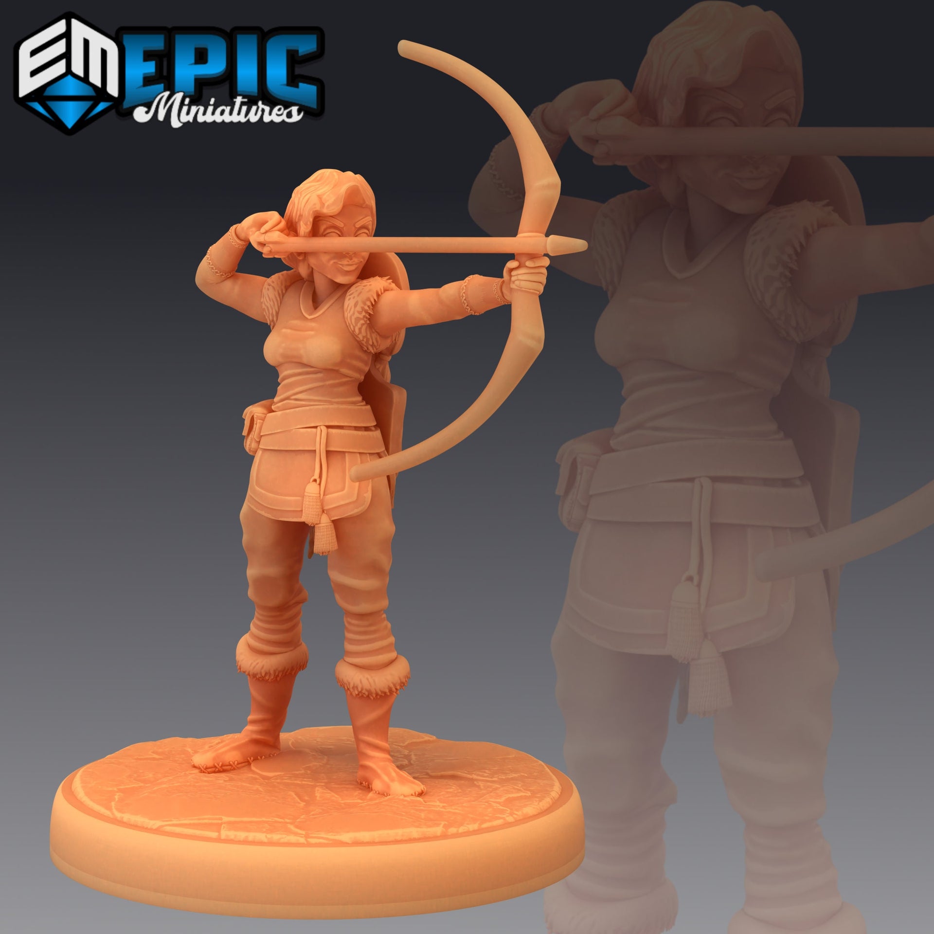 Half Dwarf Adventurer - Epic Miniatures