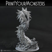 Giant Ice Worm - Print Your Monsters