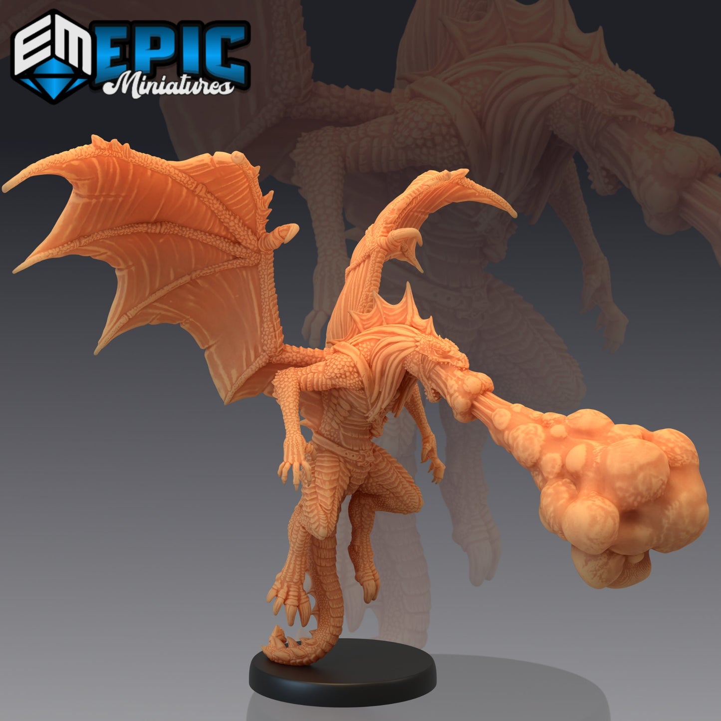 Draconic Demon Green - Epic Miniatures