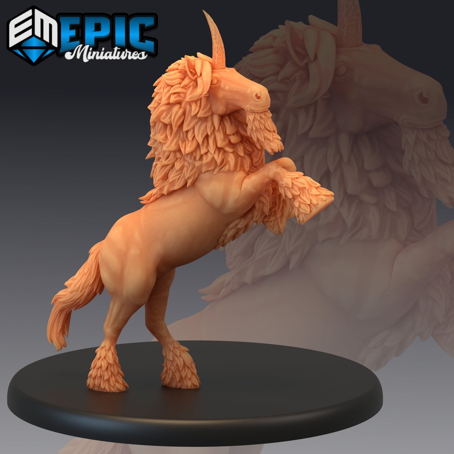 Manned Unicorn - Epic Miniatures